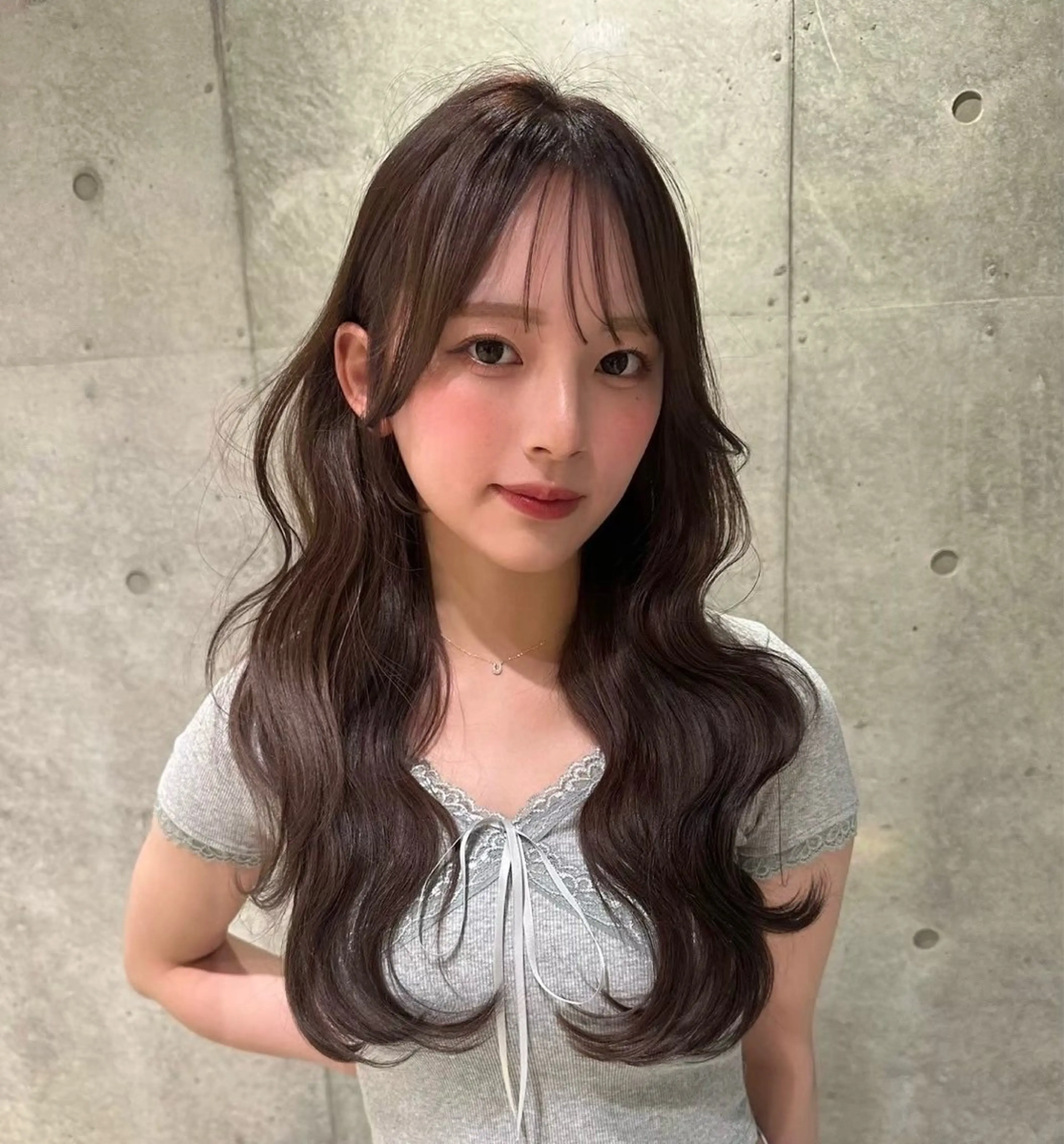 ロング ヘアカラー 久保頭 大地のヘアスタイル