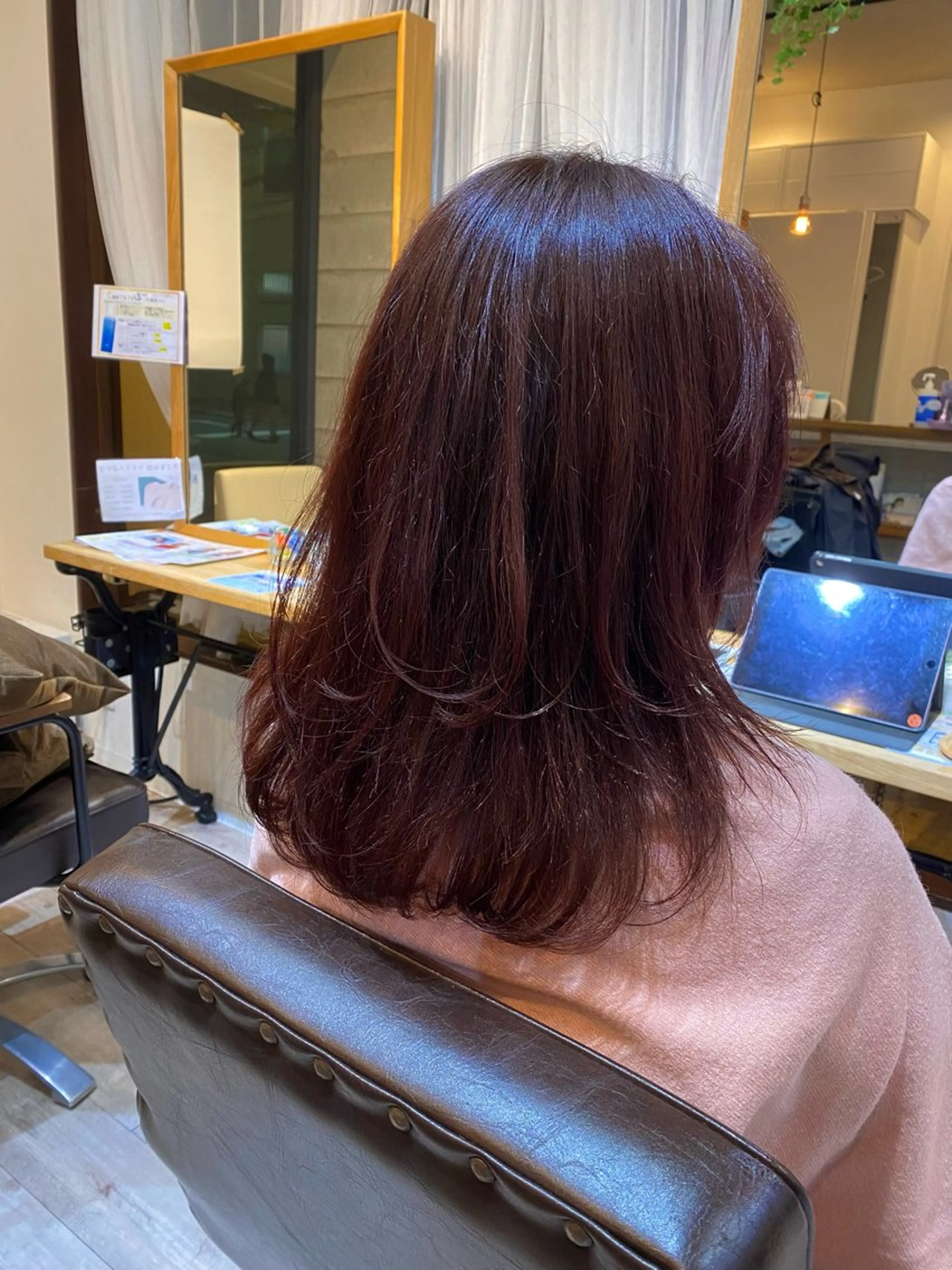 ミディアム 松田 玲亜琉のヘアスタイル