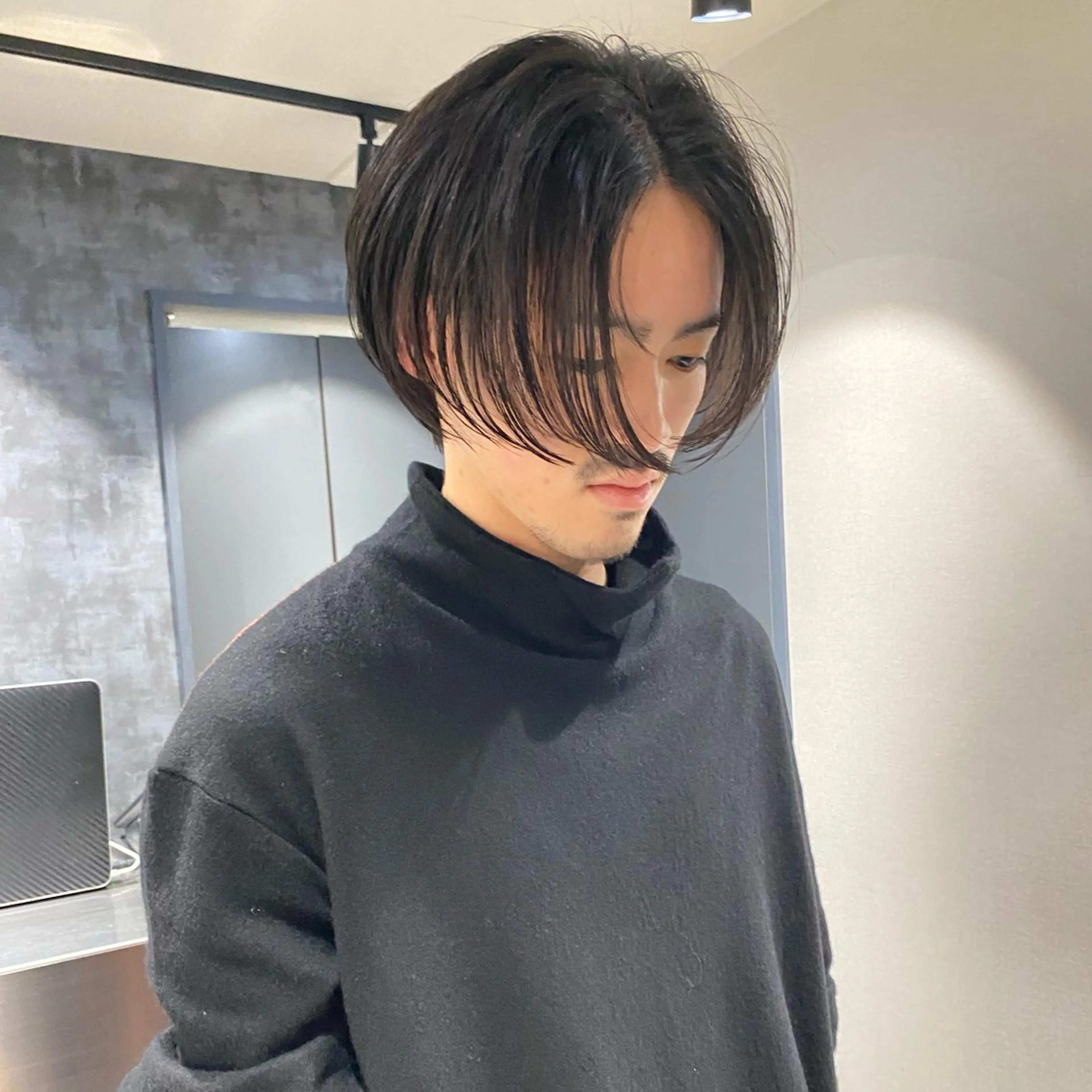 ショート 💈センターパート パーマ特化💈雄太のヘアスタイル