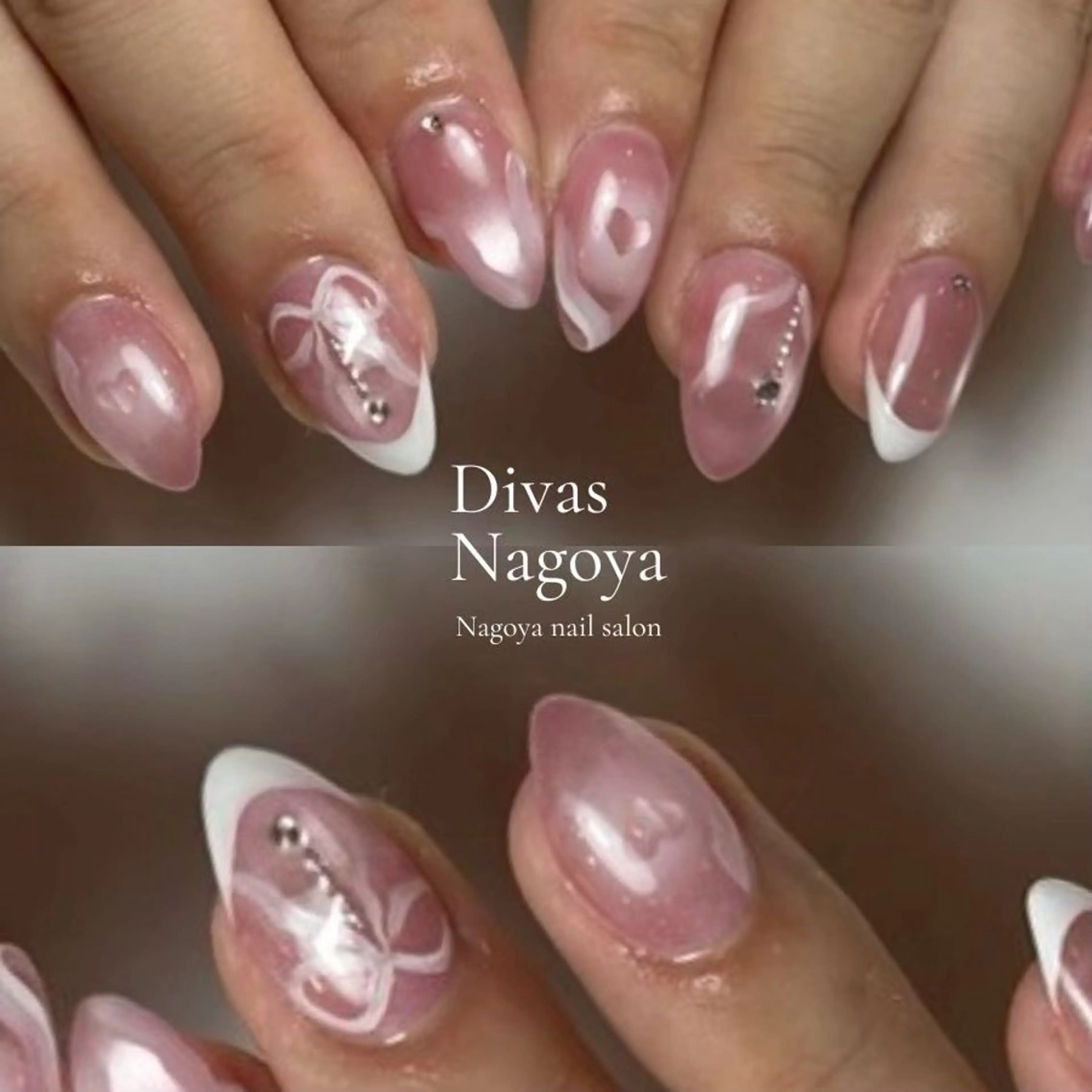 ネイル ジェルネイル マグネットネイル ニュアンスネイル パラジェル ワンホンネイル ハンドネイル 🎀 Dig _Nagoyaのネイルデザイン