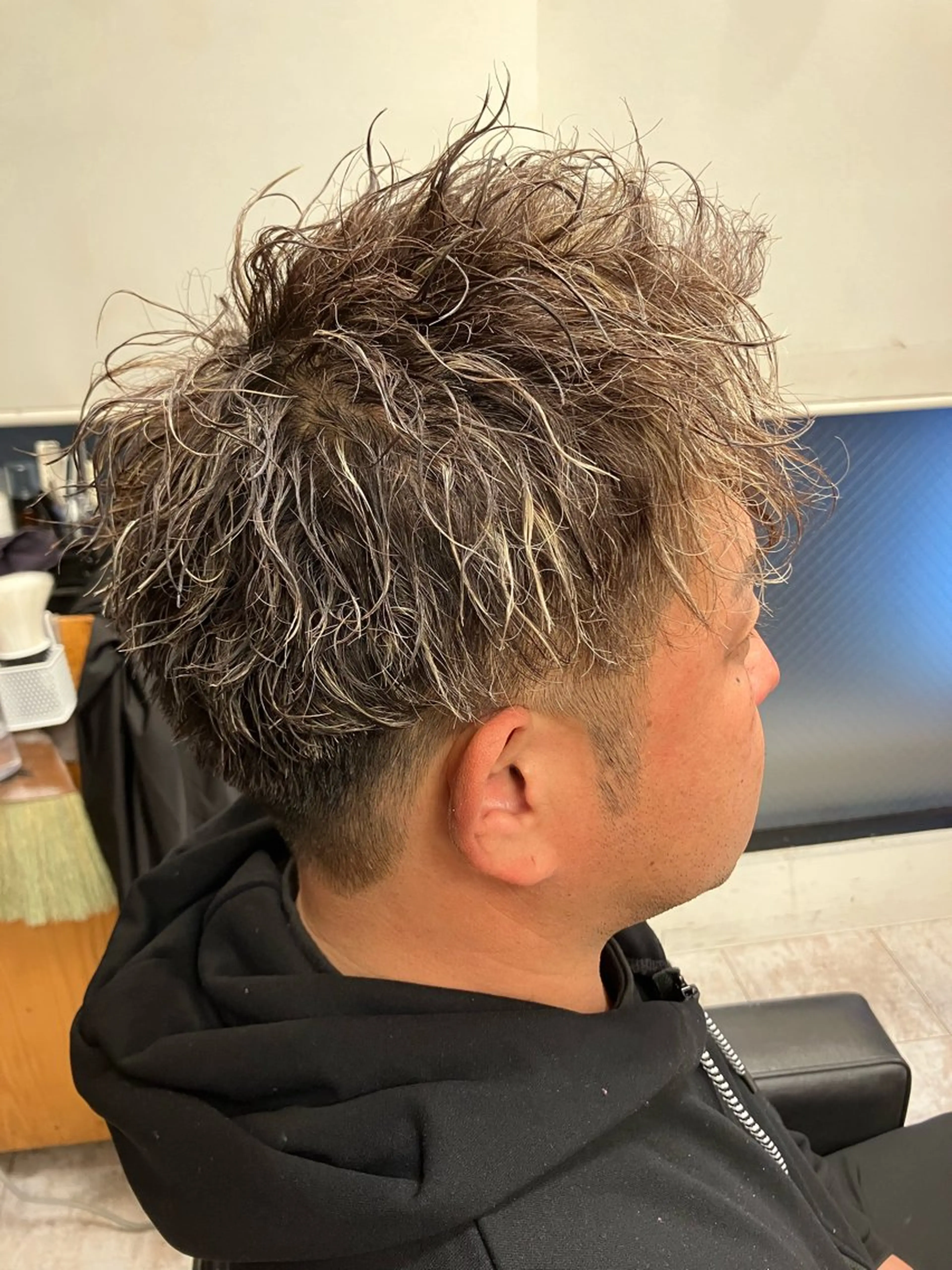 パーマ メンズ カット ヘアカラー パーマ メンズ特化/パーマ/ フェードWATARUのヘアスタイル