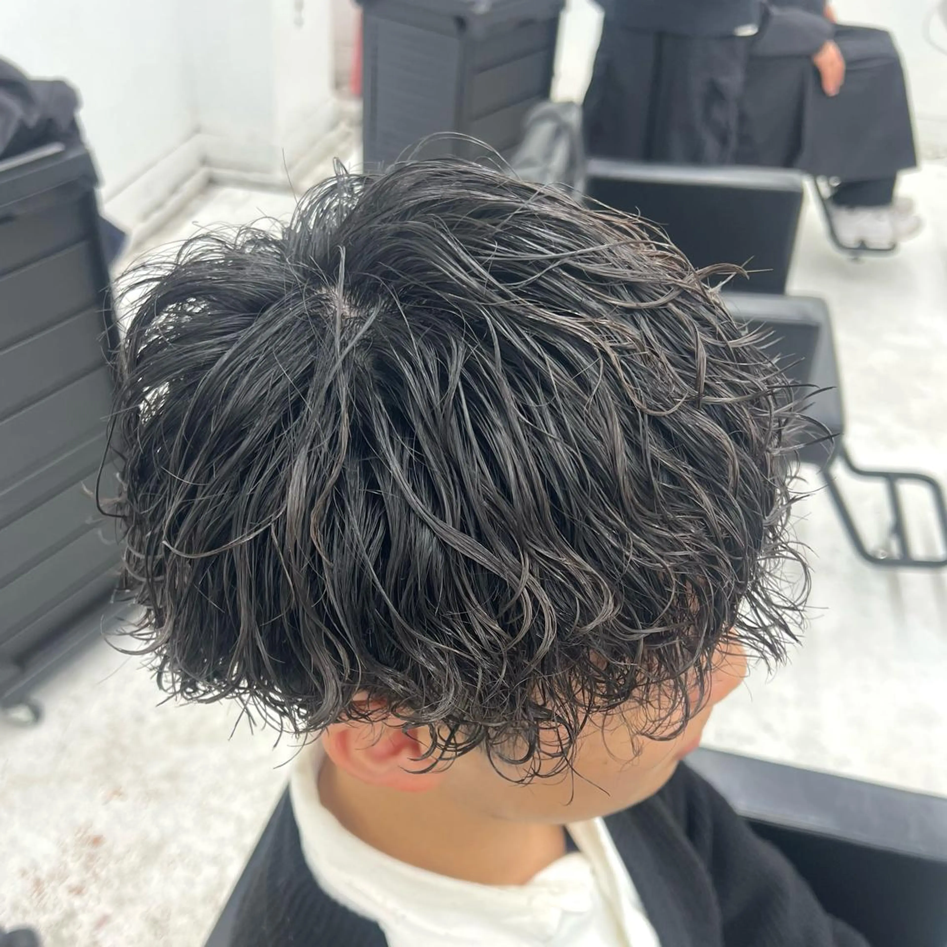 パーマ メンズ カット パーマ 柏メンズカットパーマ NO.1タイチのヘアスタイル