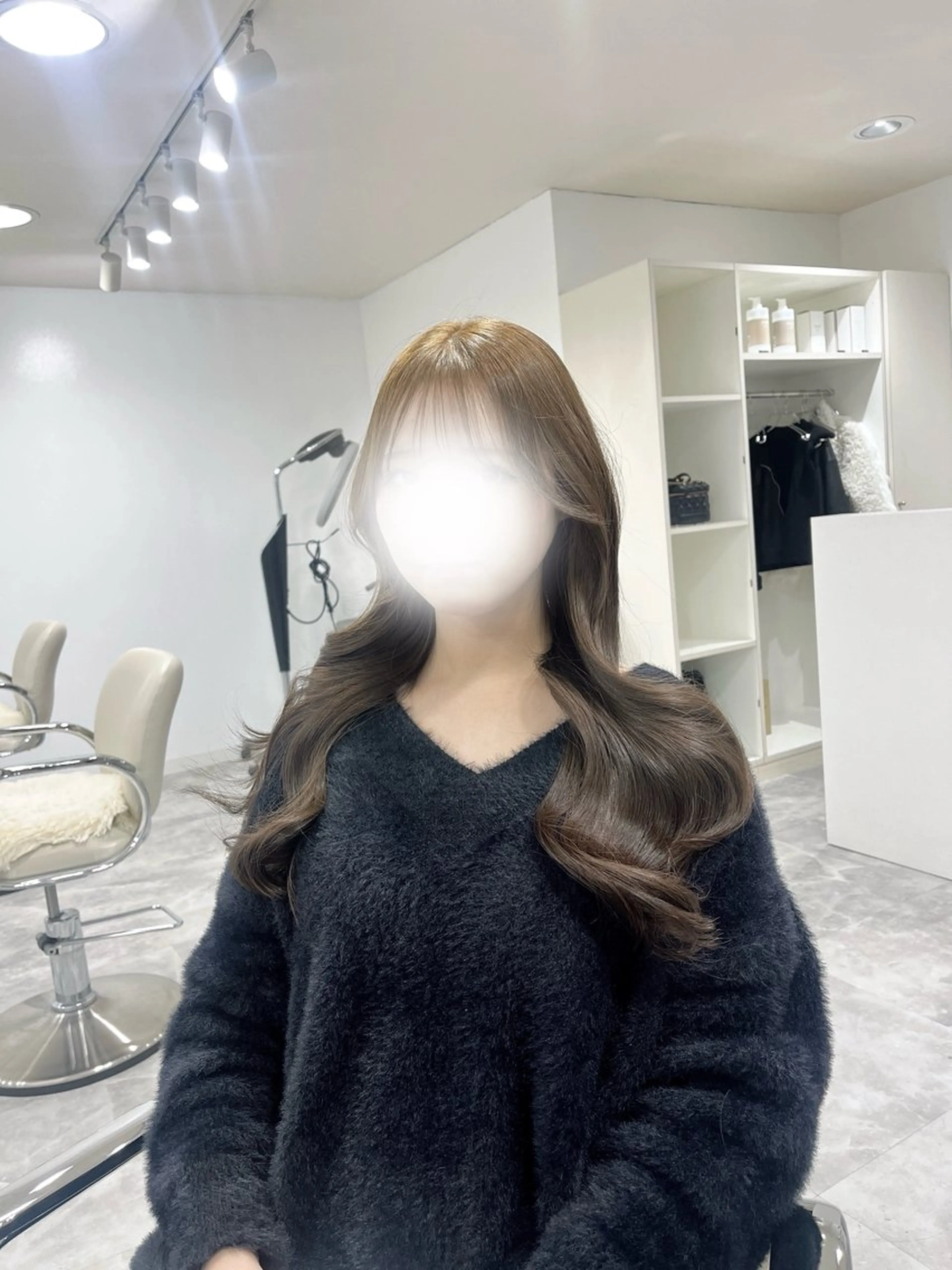 ロング カット ヘアカラー トリートメント 𝑴𝑰𝑯𝑶 ／ワンホンヘアのヘアスタイル