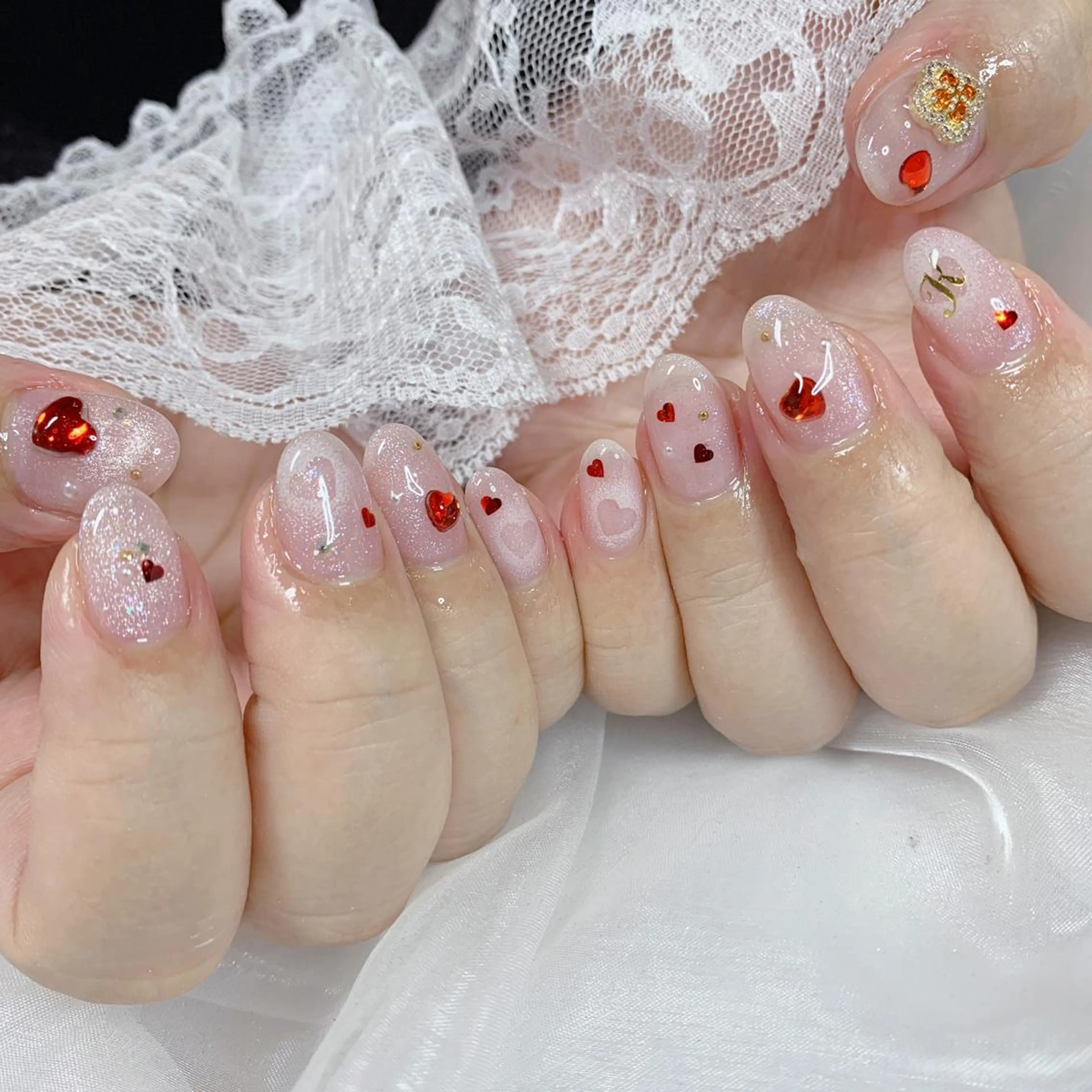 ネイル ハンドネイル La neige* yuki 🥯🍑のネイルデザイン