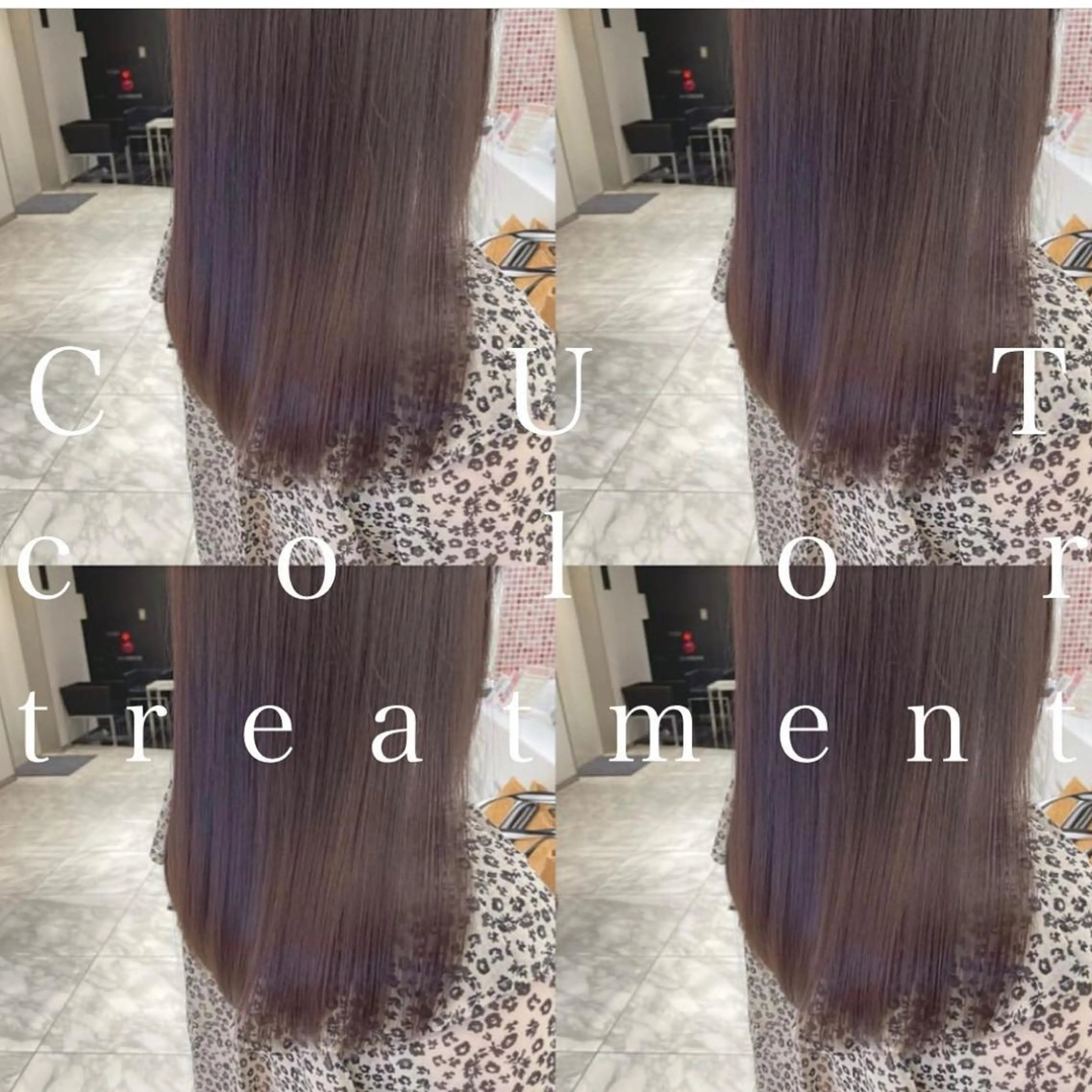 ミディアム カラー 垢抜けヘア 韓国ヘア銀座近下菜央のヘアスタイル