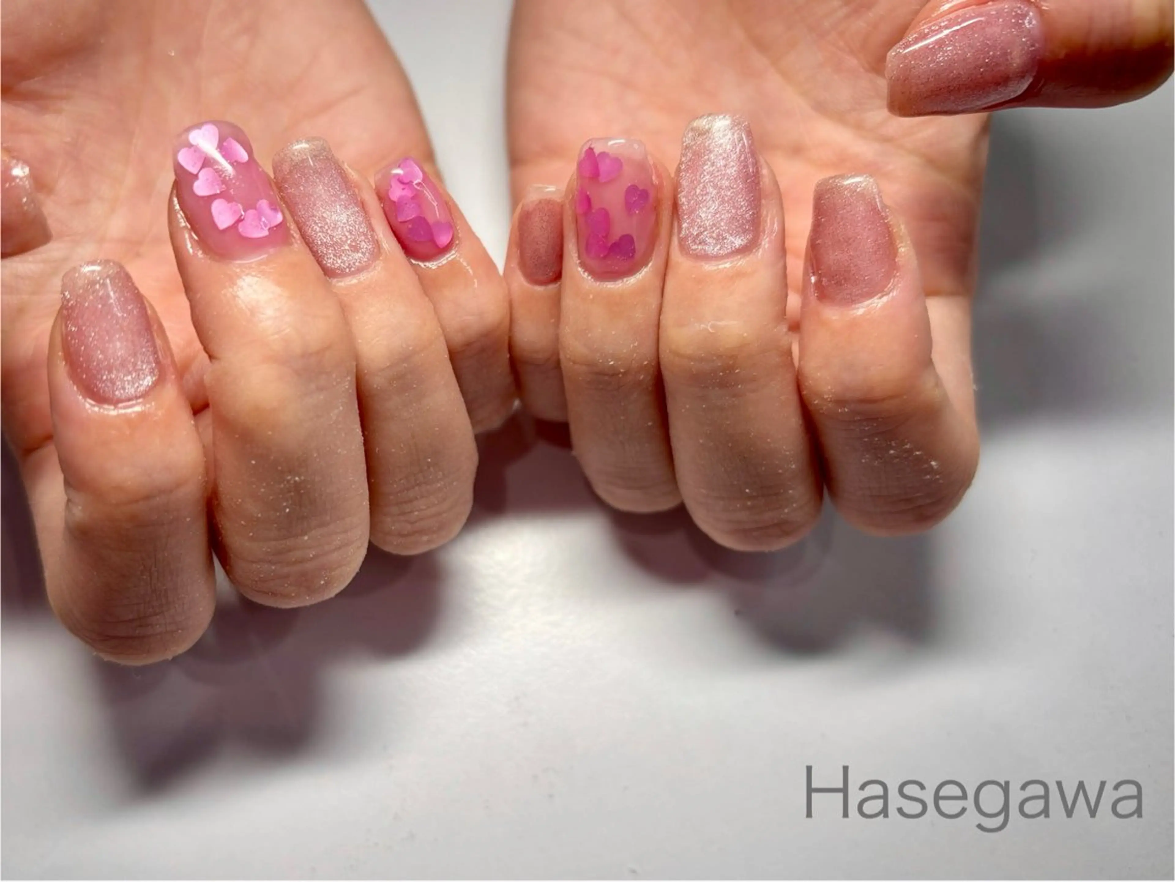 ネイル アートネイル マグネットネイル ハンドネイル DROP所属・DROP 長谷川のネイルデザイン