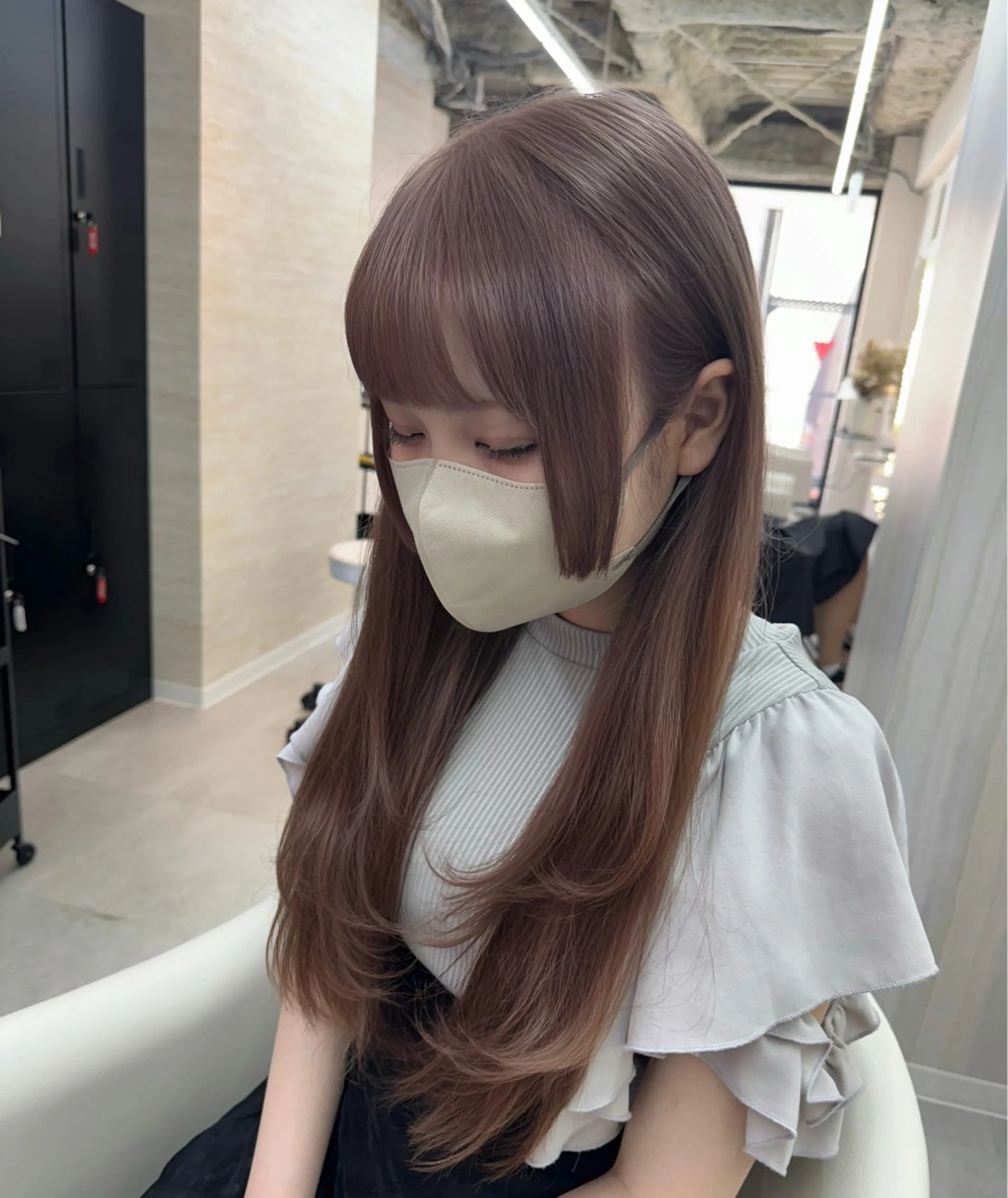 ロング カット ヘアカラー 池袋メンズ指名率 No.1飯塚✂️のヘアスタイル