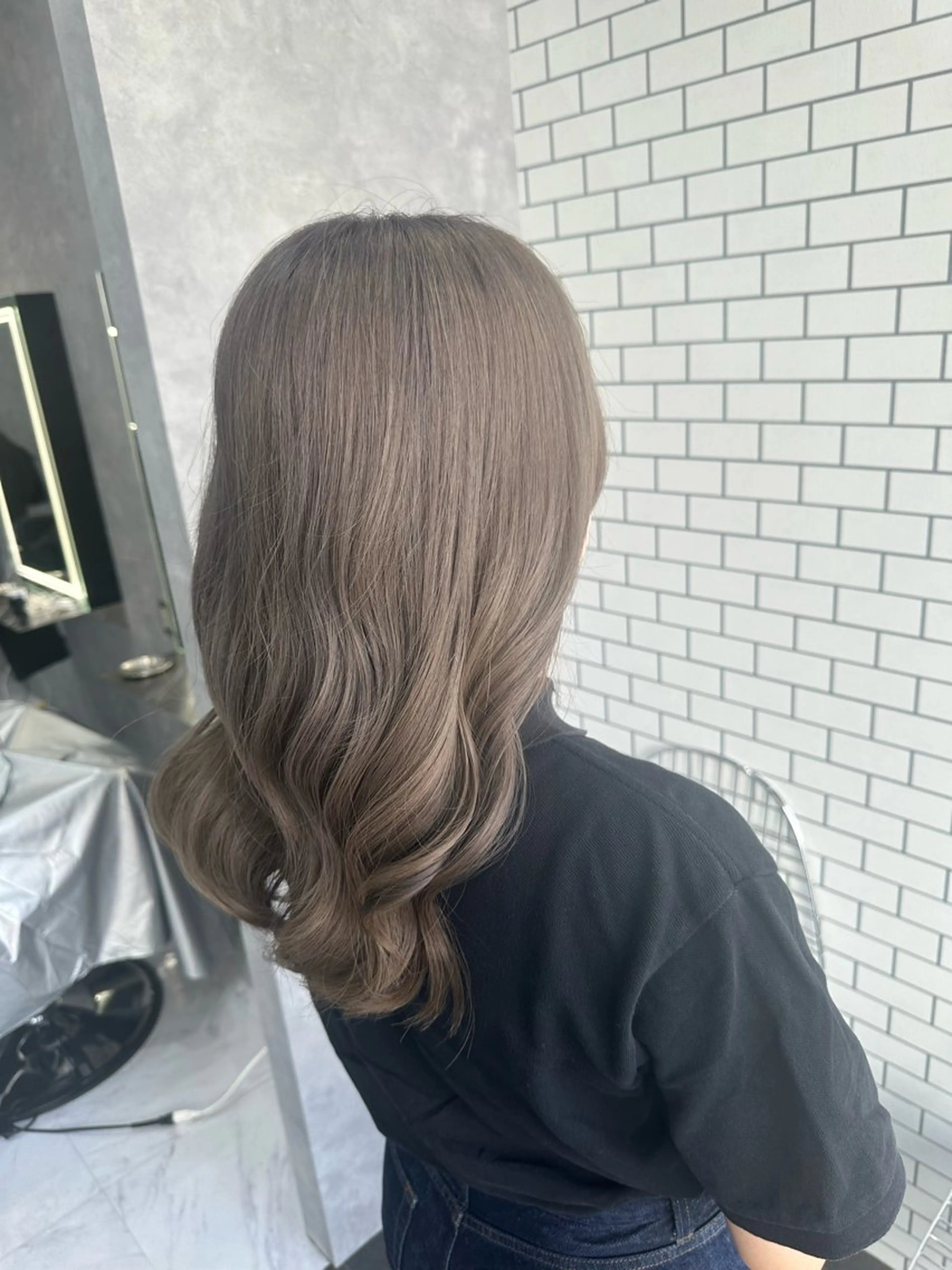 セミロング カラー ヘアカラー トリートメント CS made by SHACHU栄店所属・透明感/ブリーチ縮毛 /髪質改善/星野純一のヘアスタイル