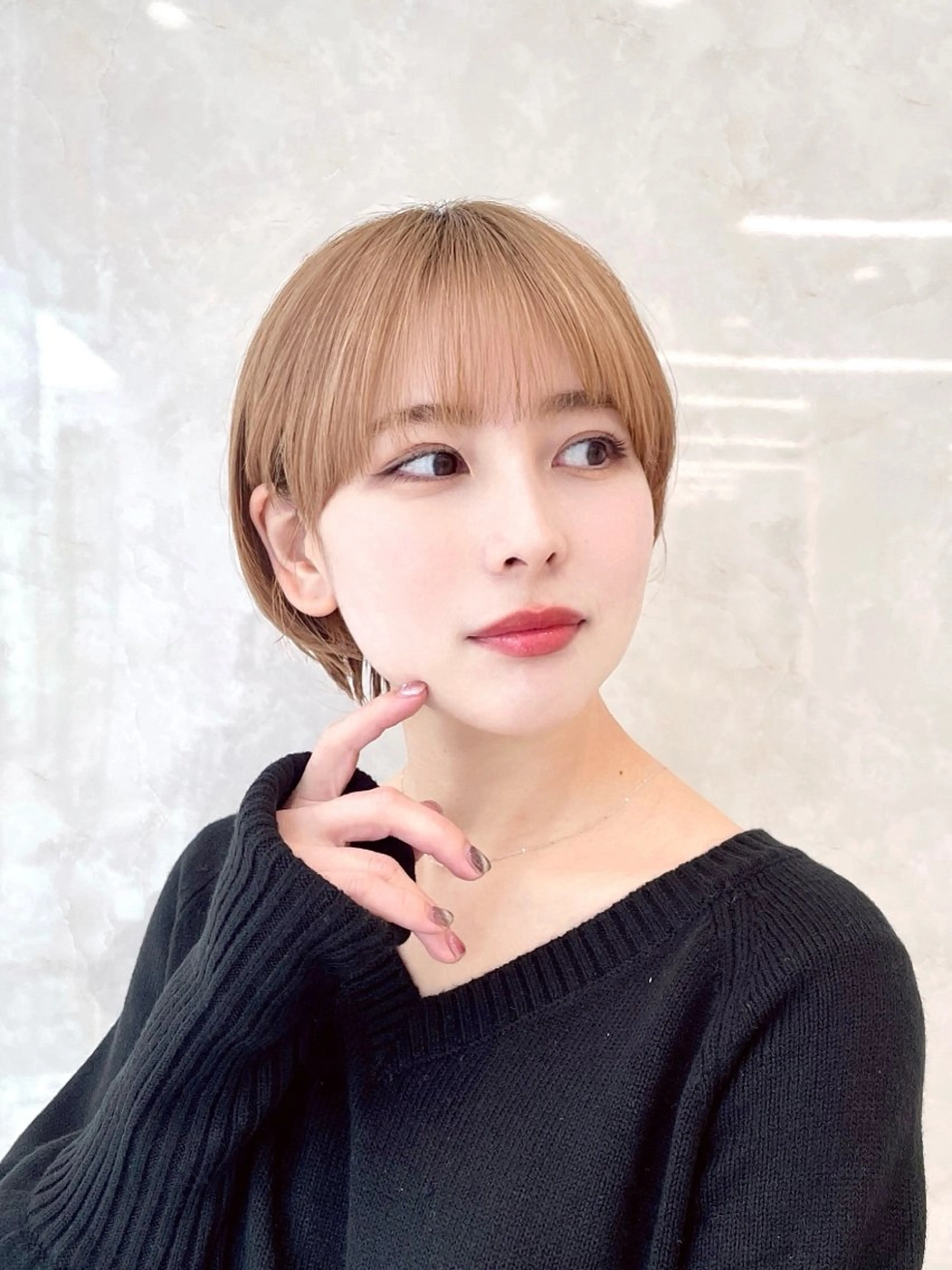ショート カラー ショート/似合わせ/ 透明感カラー古市唯人のヘアスタイル