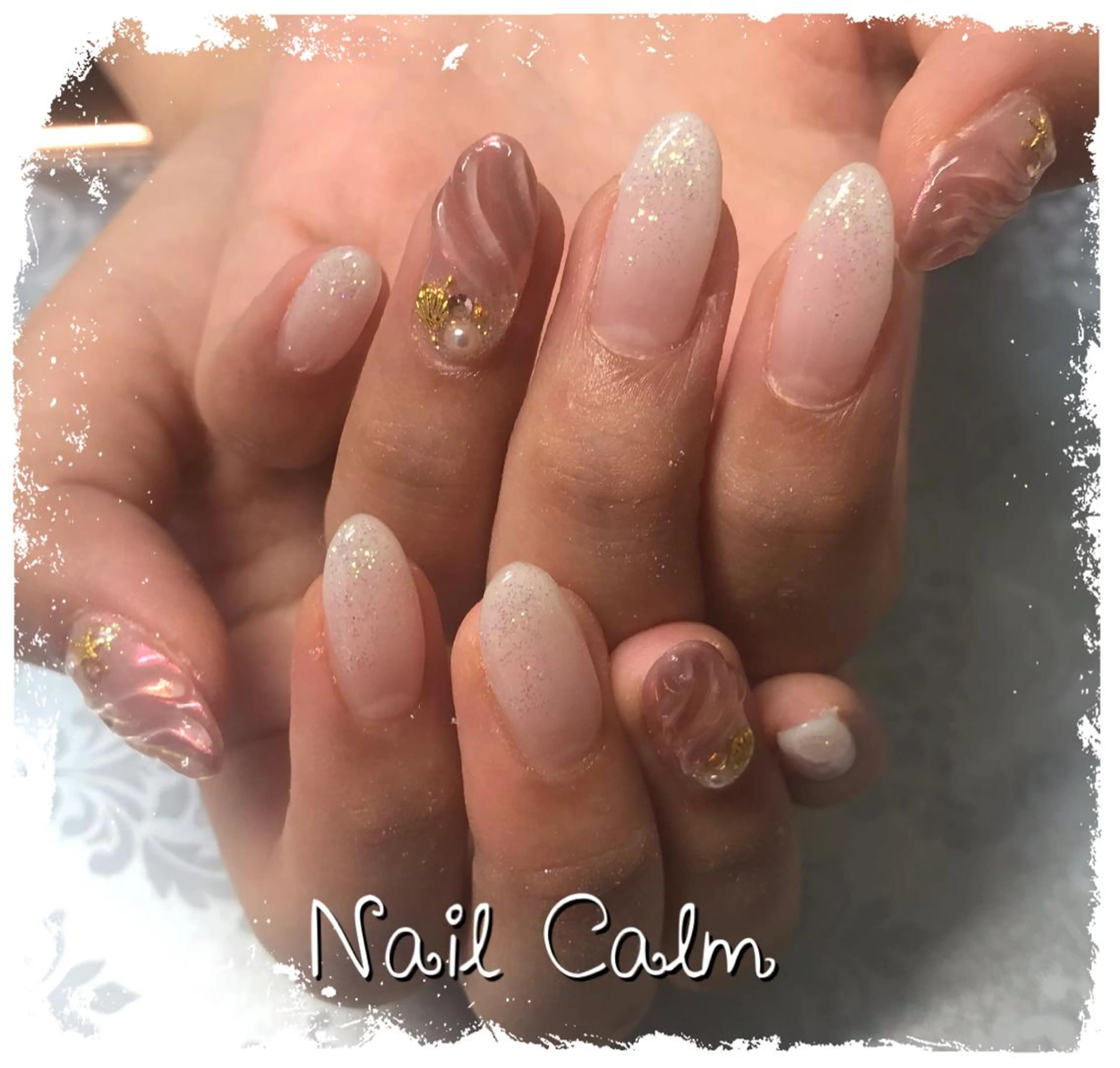ネイル アートネイル ハンドネイル Nail Calm所属・プライベートサロン Calmのネイルデザイン
