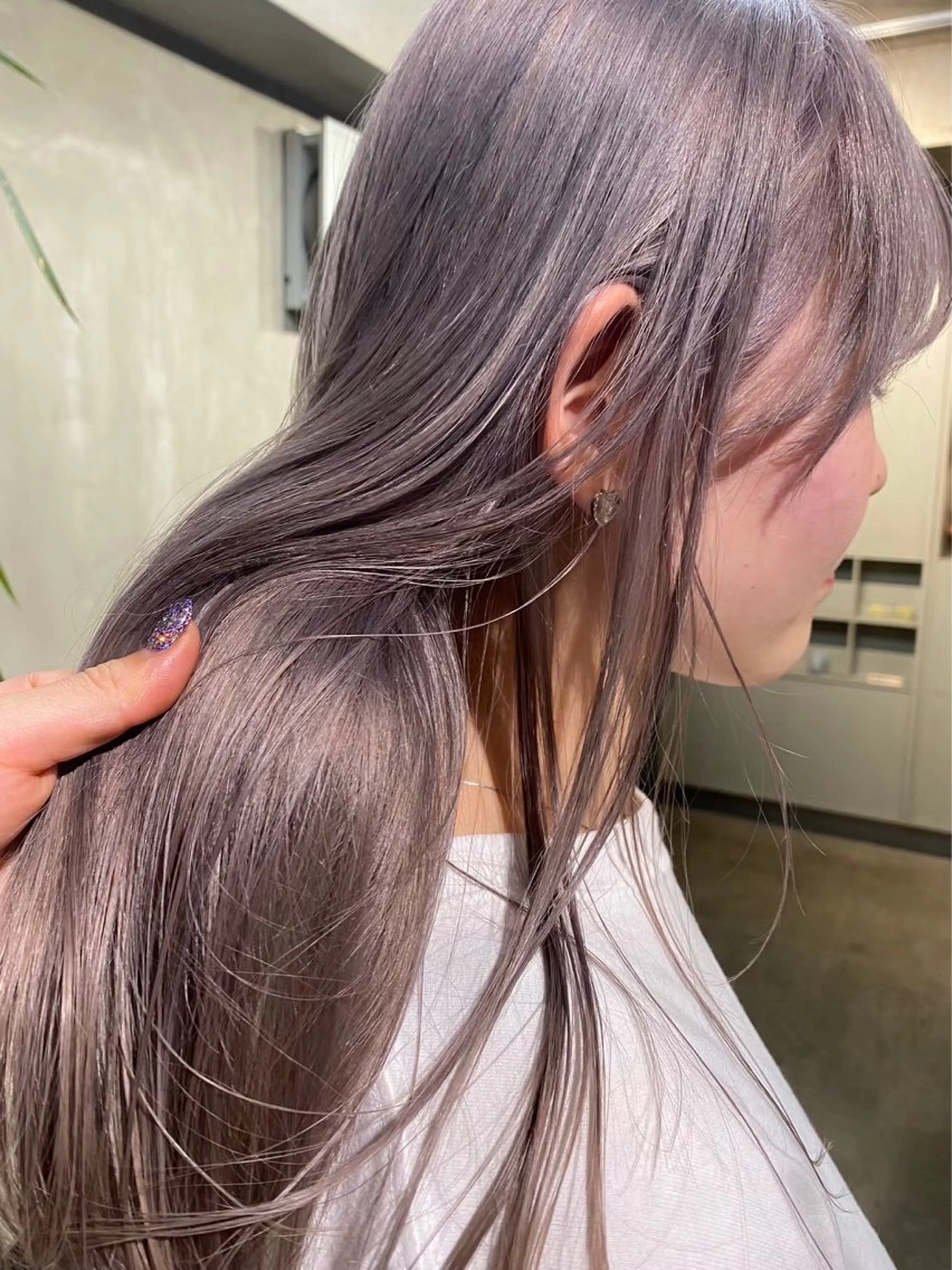 ロング カラー ヘアカラー hana /渋谷/ブリーチのヘアスタイル