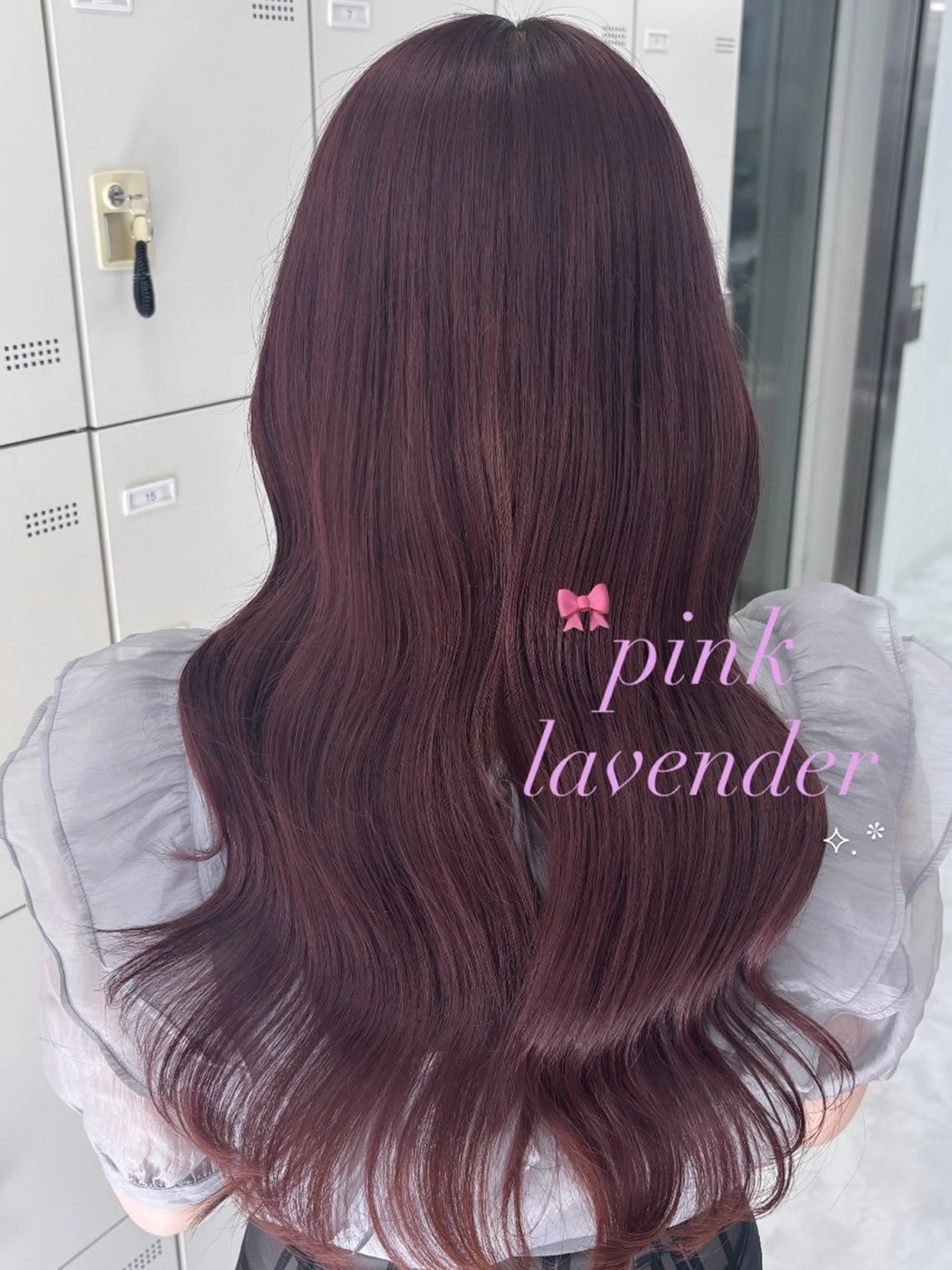 ロング ヘアカラー Hina🎀♡ 暖色/縮毛のヘアスタイル
