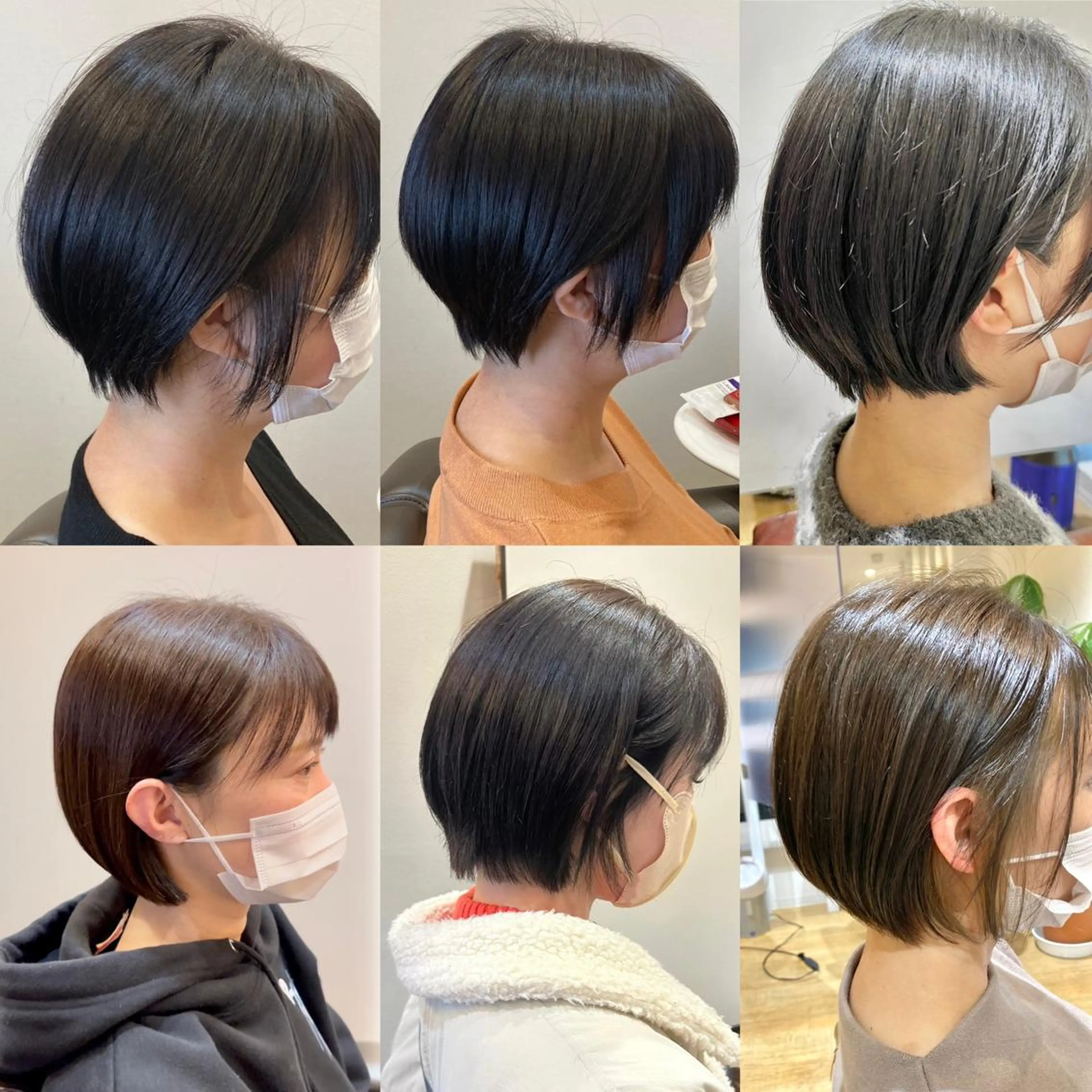 ショートボブカット＋ショートスパの写真