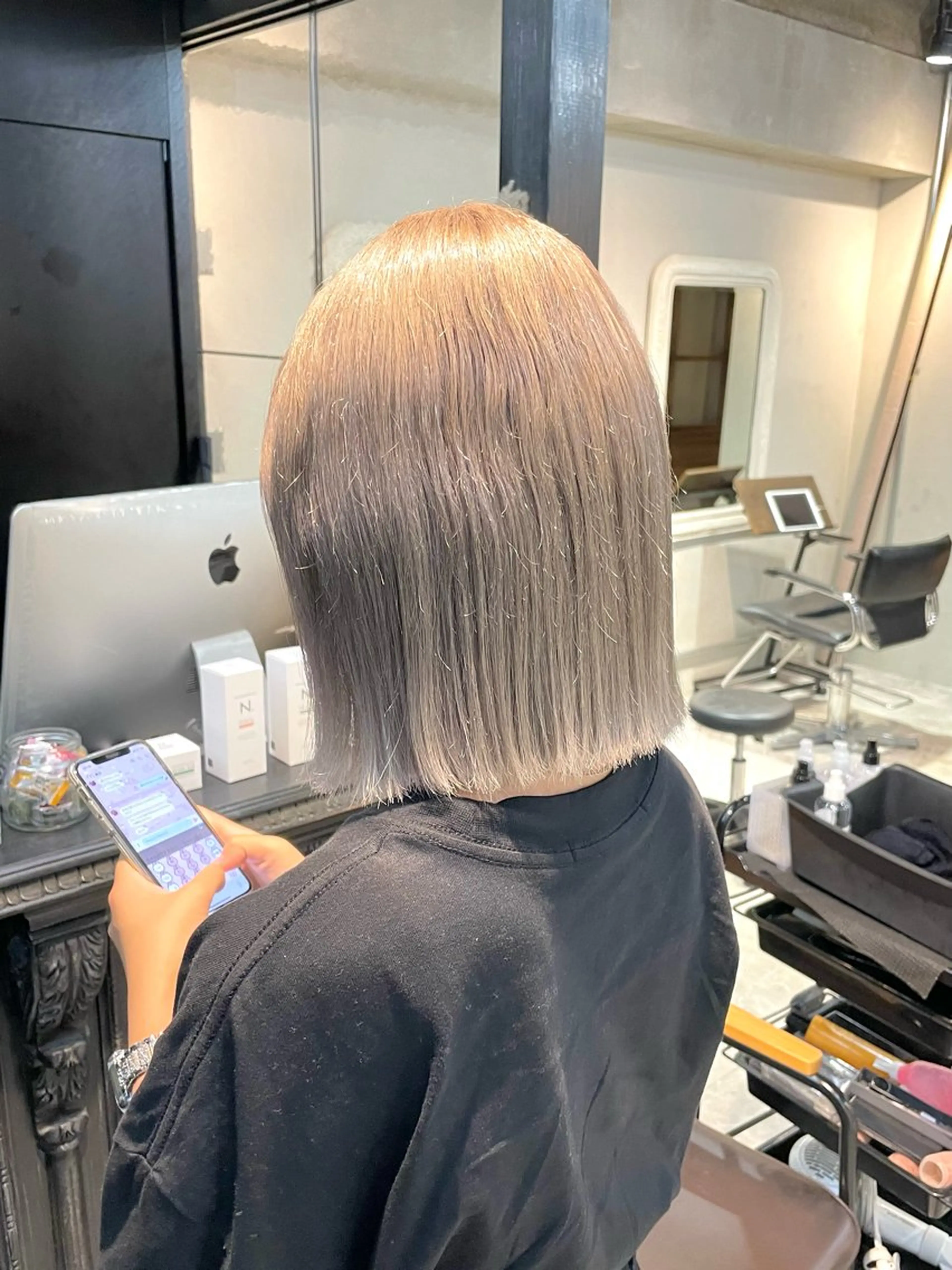 ミディアム カラー ✨メンズ縮毛モデル 募集✨イブキのヘアスタイル