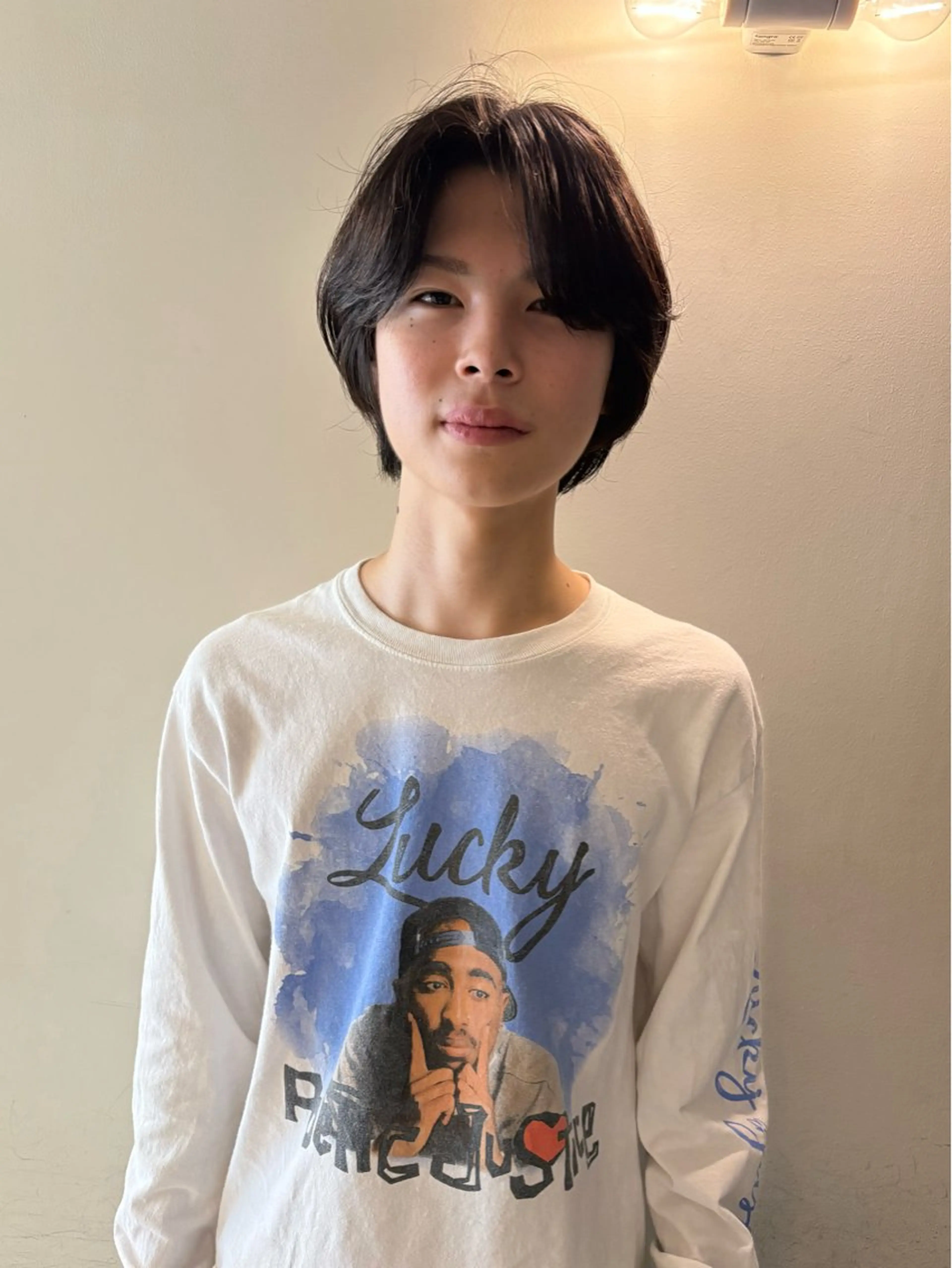 ショート ボブ 顔まわりレイヤー 髪質改善 レイヤーカット トリートメント カット パーマ MARI ｟津田沼駅｠のヘアスタイル