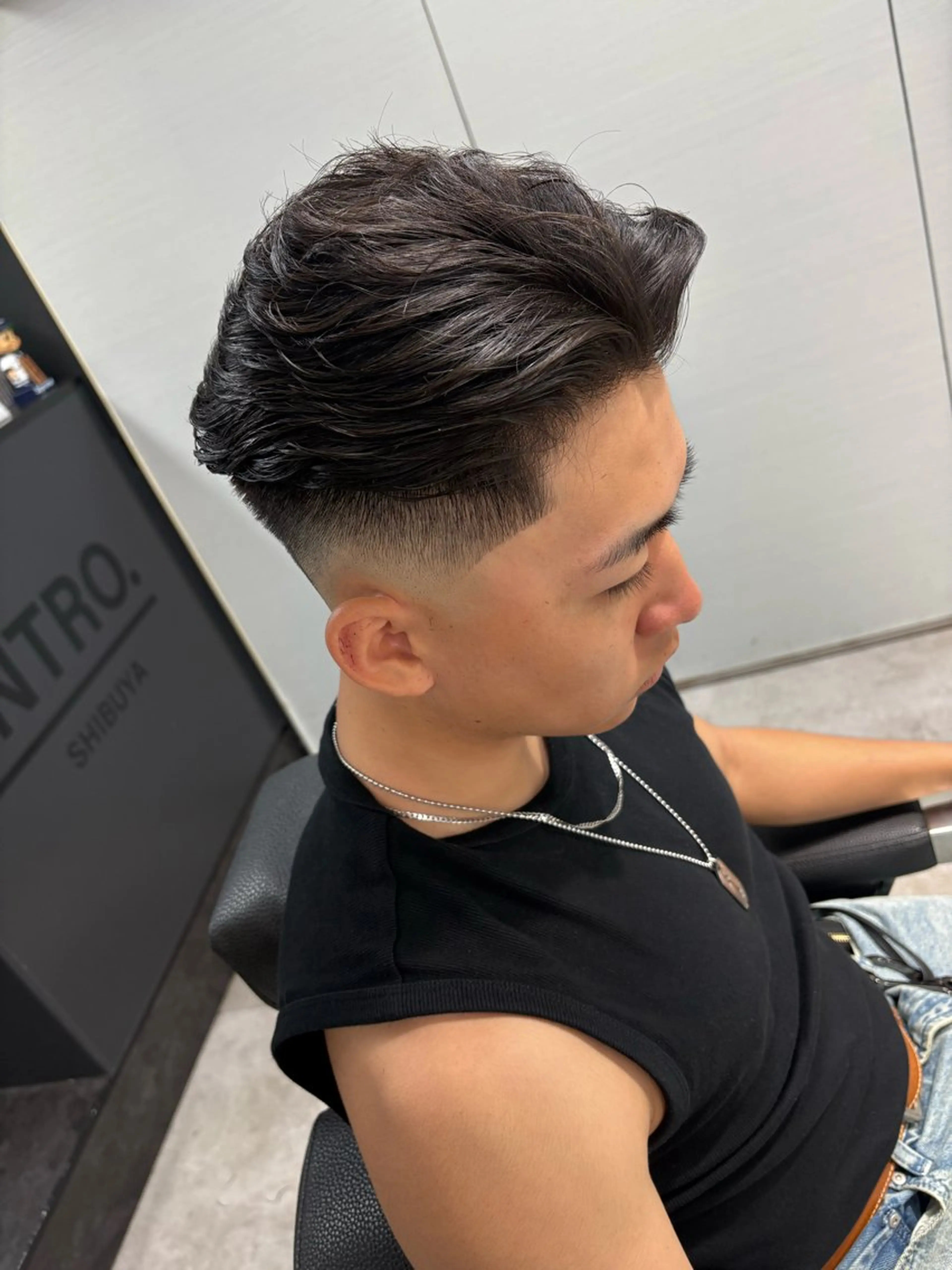 ショート パーマ メンズ カット パーマ INTRO SHIBUYA by Fi-Ne所属・💈メンズフェード 特化DAIYA💈のヘアスタイル