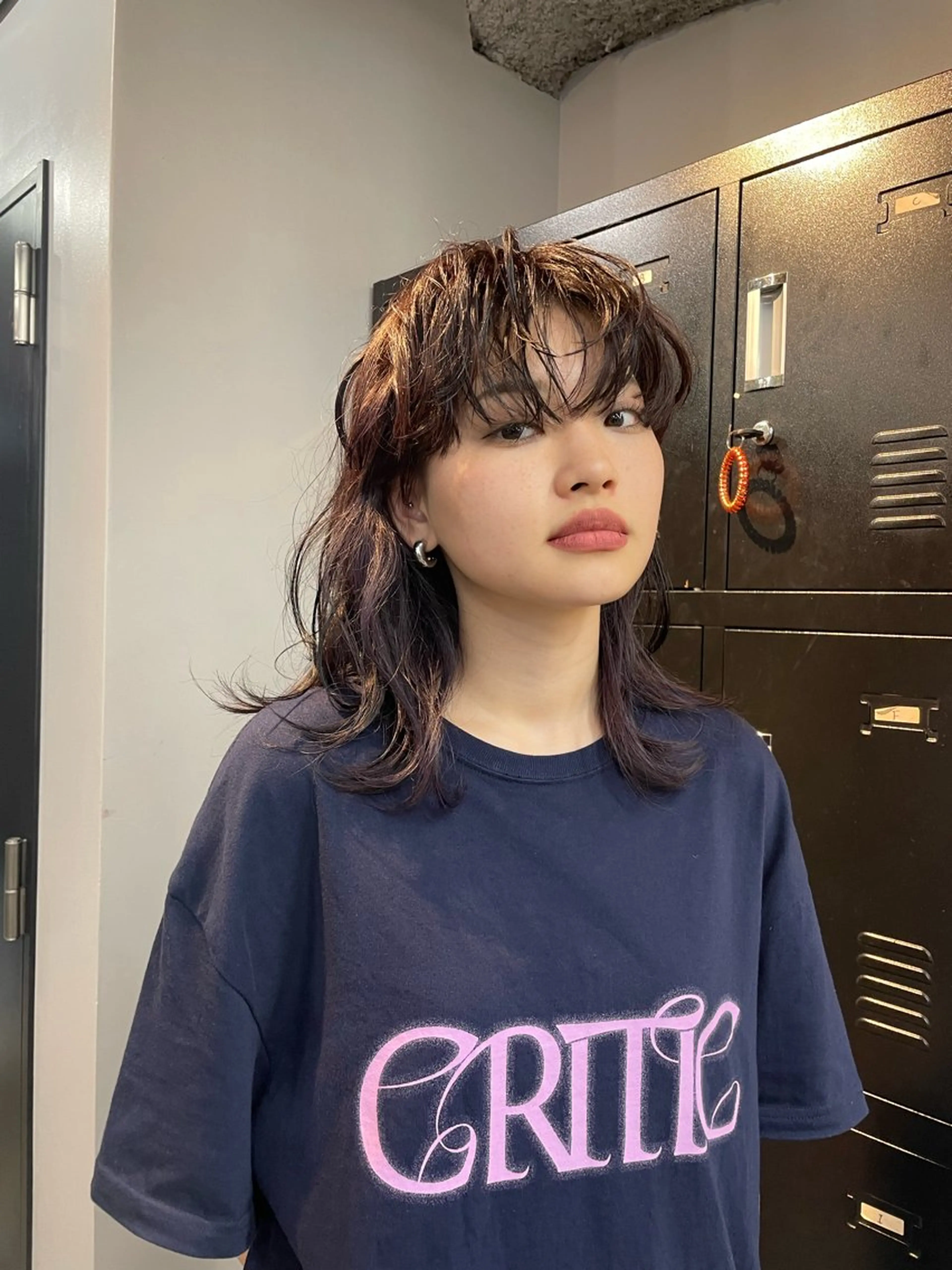 ミディアム カラー ヘアカラー トリートメント Ameri 新宿所属・𓆩︎🩸個性カラー SAKÜRA𓆪⋆˚のヘアスタイル