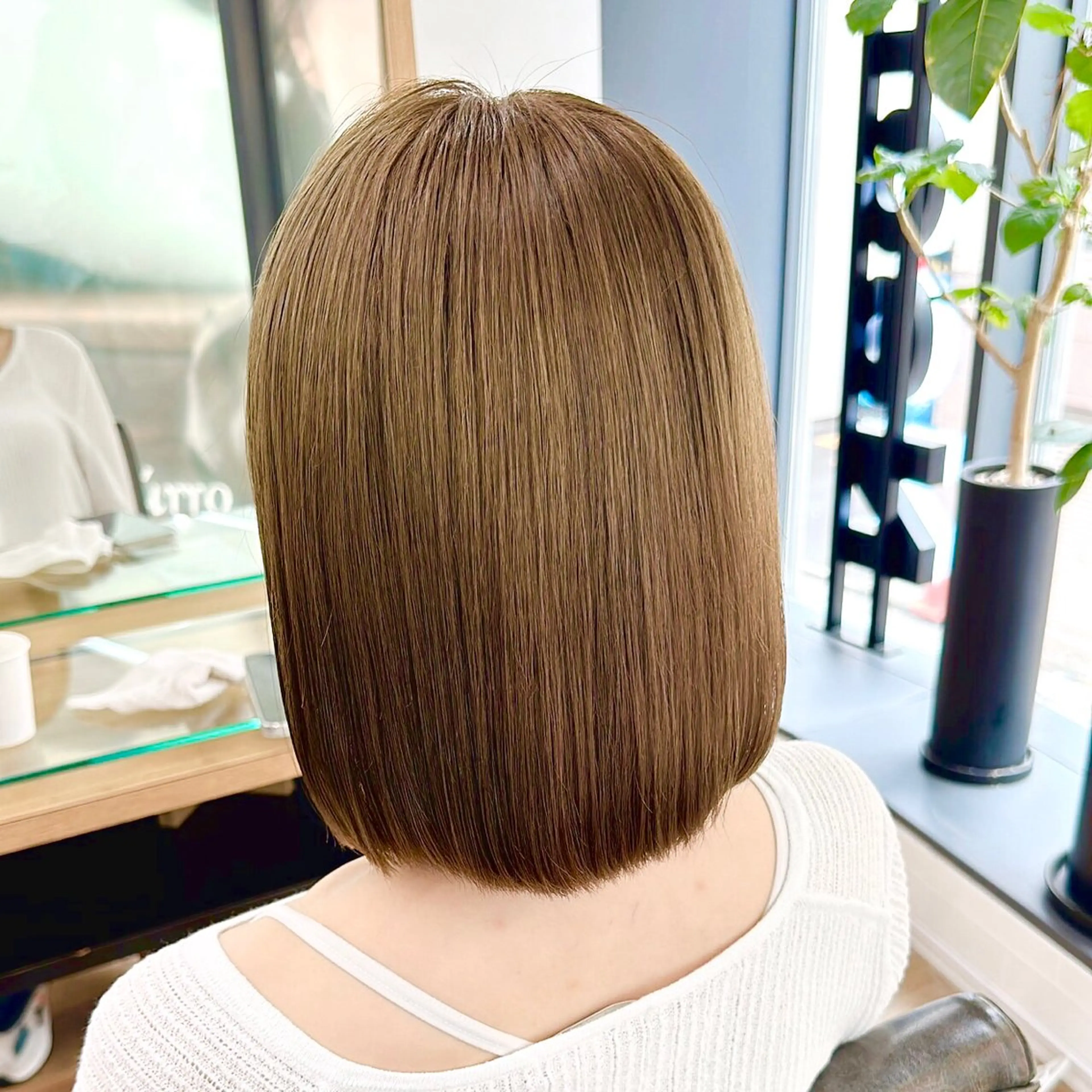 カラー ベージュカラー ブリーチ ブリーチなしカラー ブリーチなしWカラー /レイヤー/セイナのヘアスタイル