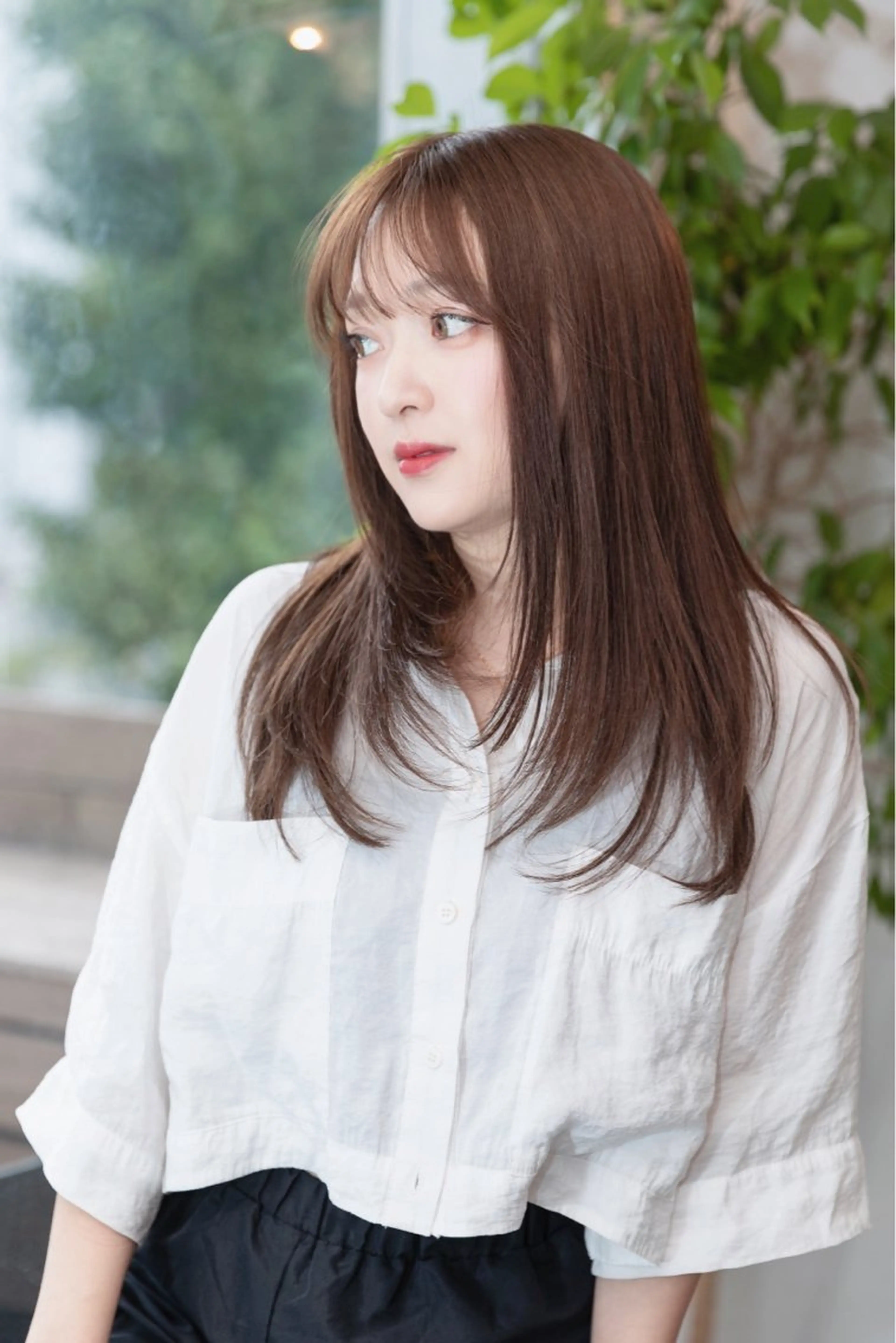 ロング カラー カット ヘアカラー 縮毛矯正 トリートメント ✂️似合わせの魔術師 石田一樹✂️のヘアスタイル