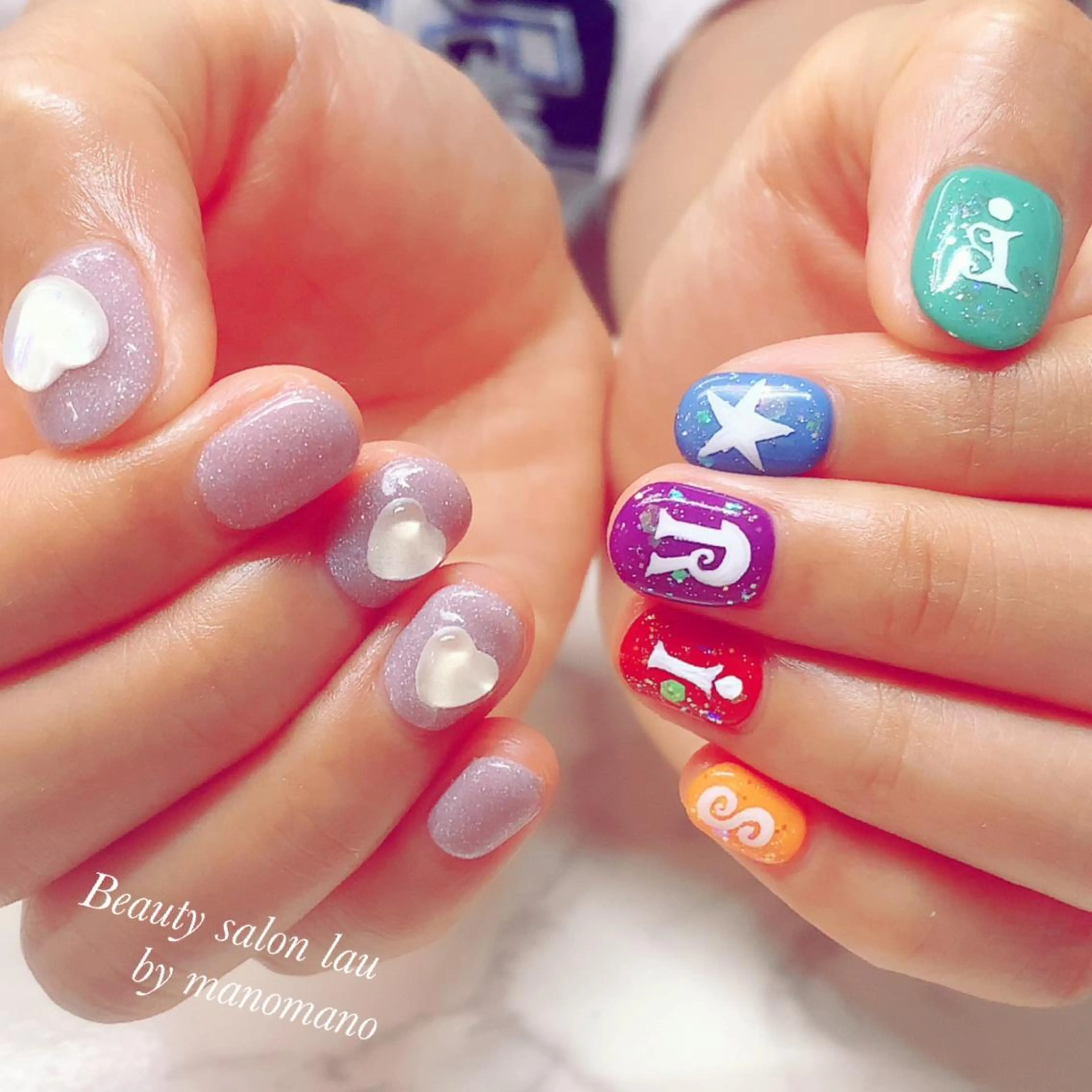 ネイル ハンドネイル ラウバイマノマノ なかざとのネイルデザイン