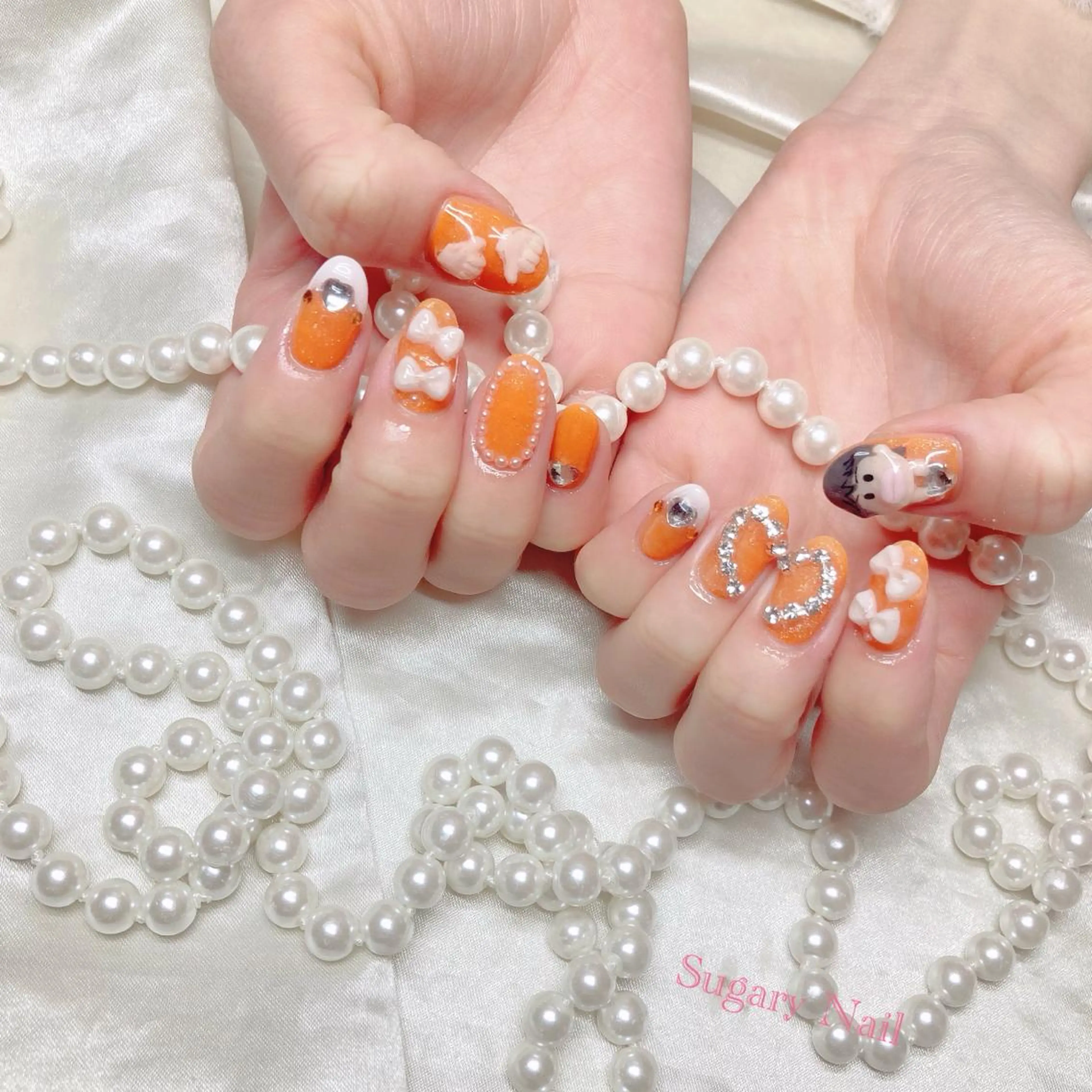 ネイル フレンチネイル ハンドネイル フットネイル SugaryNail Rinaのネイルデザイン