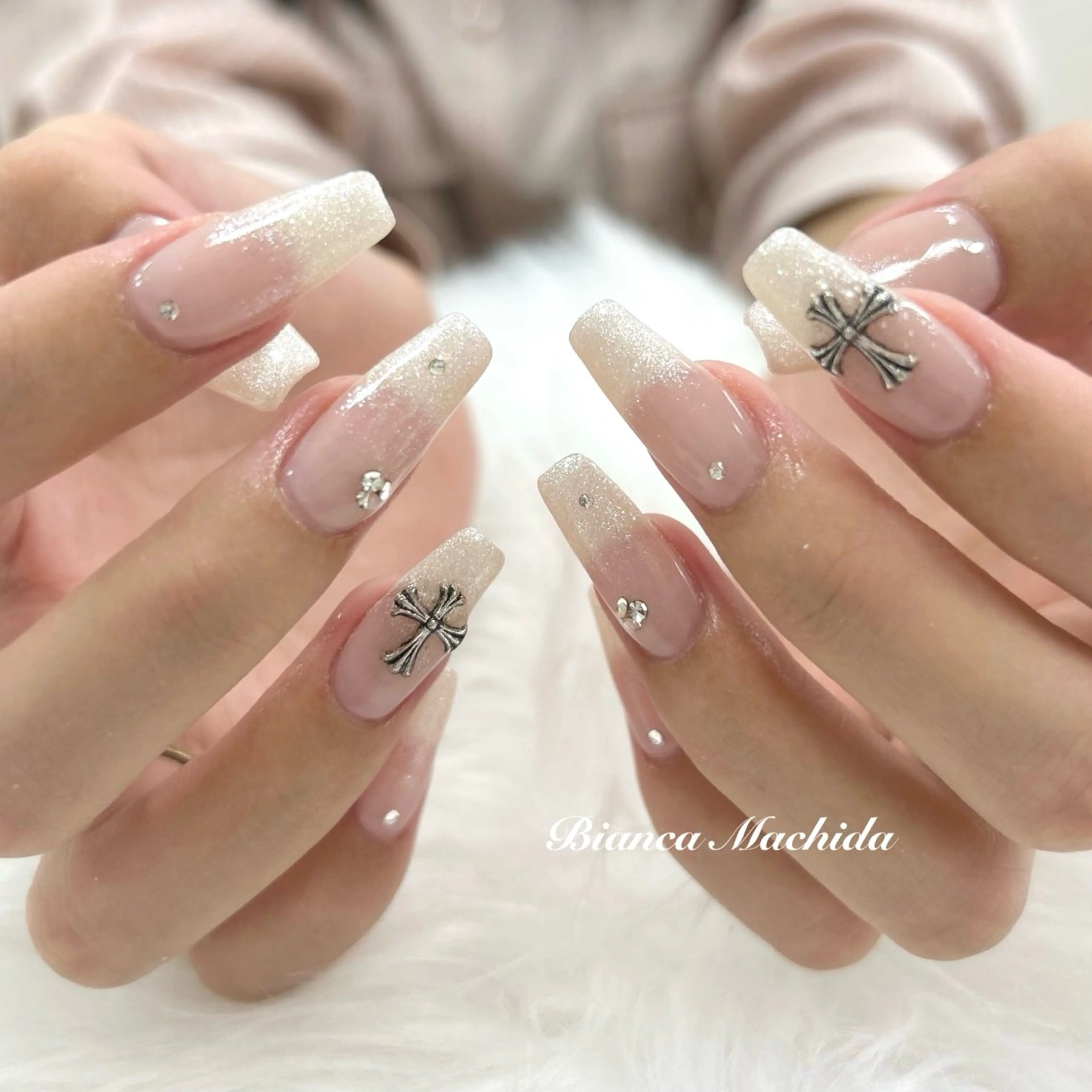 ネイル ハンドネイル ハンドケア Bianca 🪽 Nakajimaのネイルデザイン