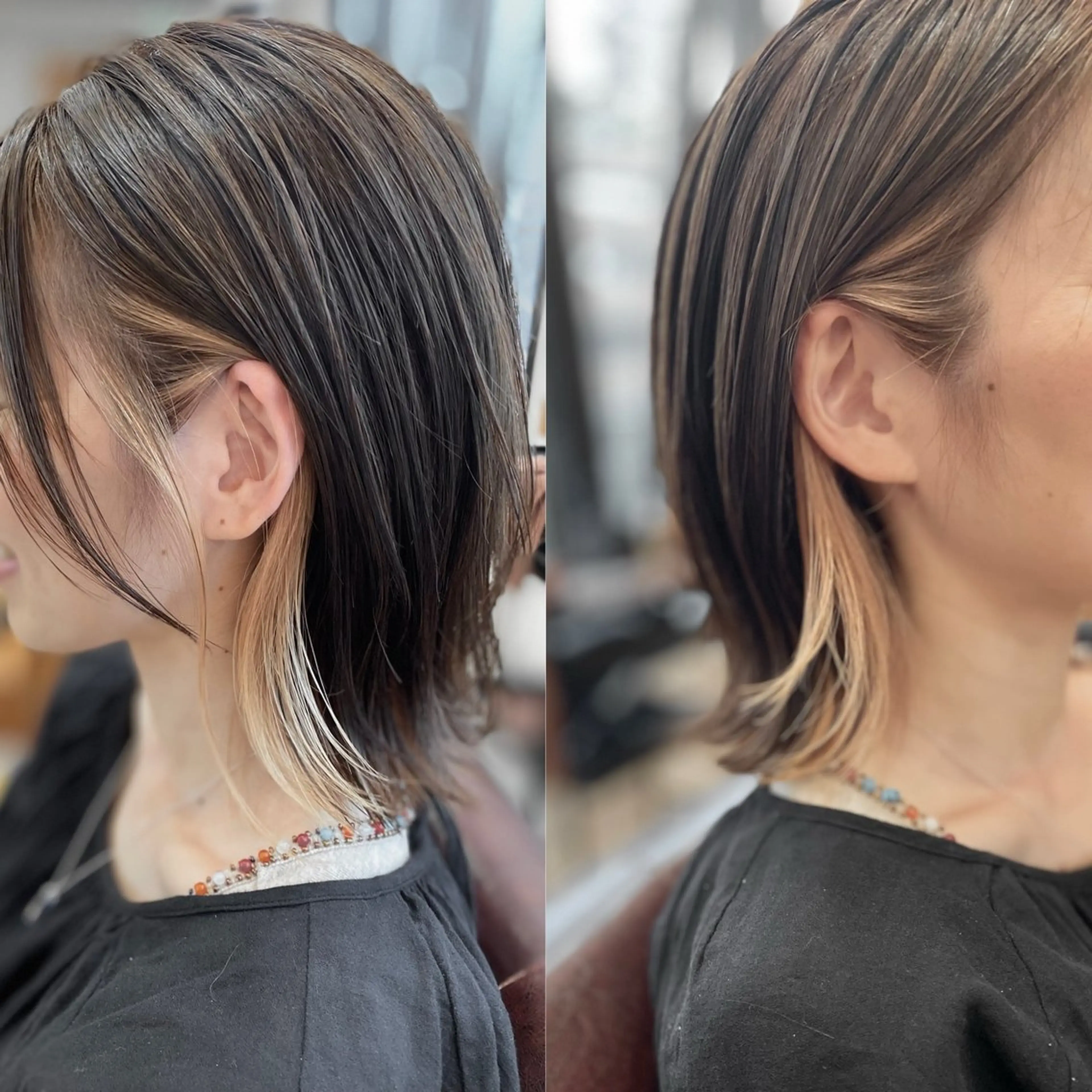 ミディアム カラー カット ヘアカラー 木村丈晴✂️ご来店 お待ちしてます😊のヘアスタイル