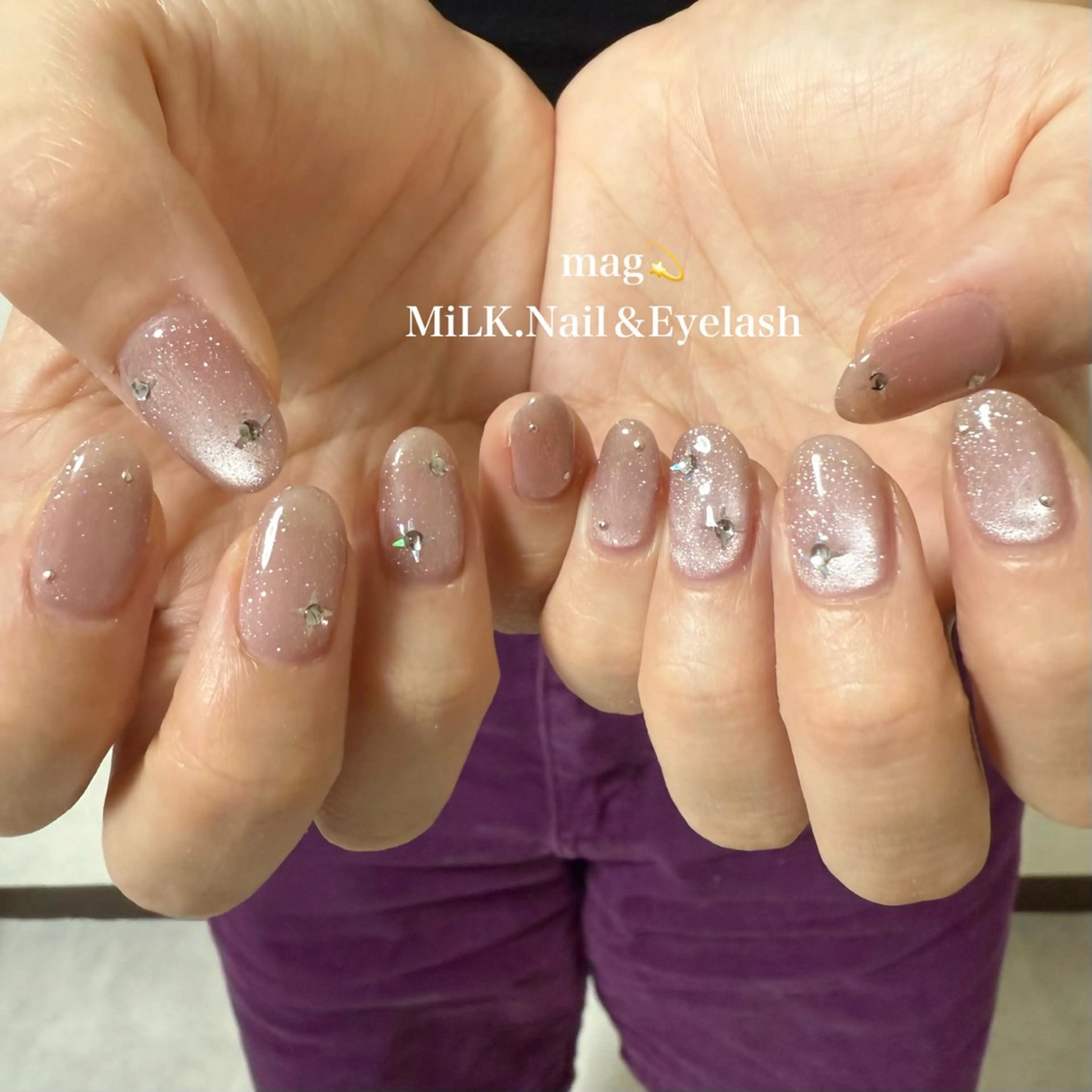 ネイル ハンドネイル MiLK. Nail&Eyelash所属・MiLK. wakaのマツエク・マツパデザイン