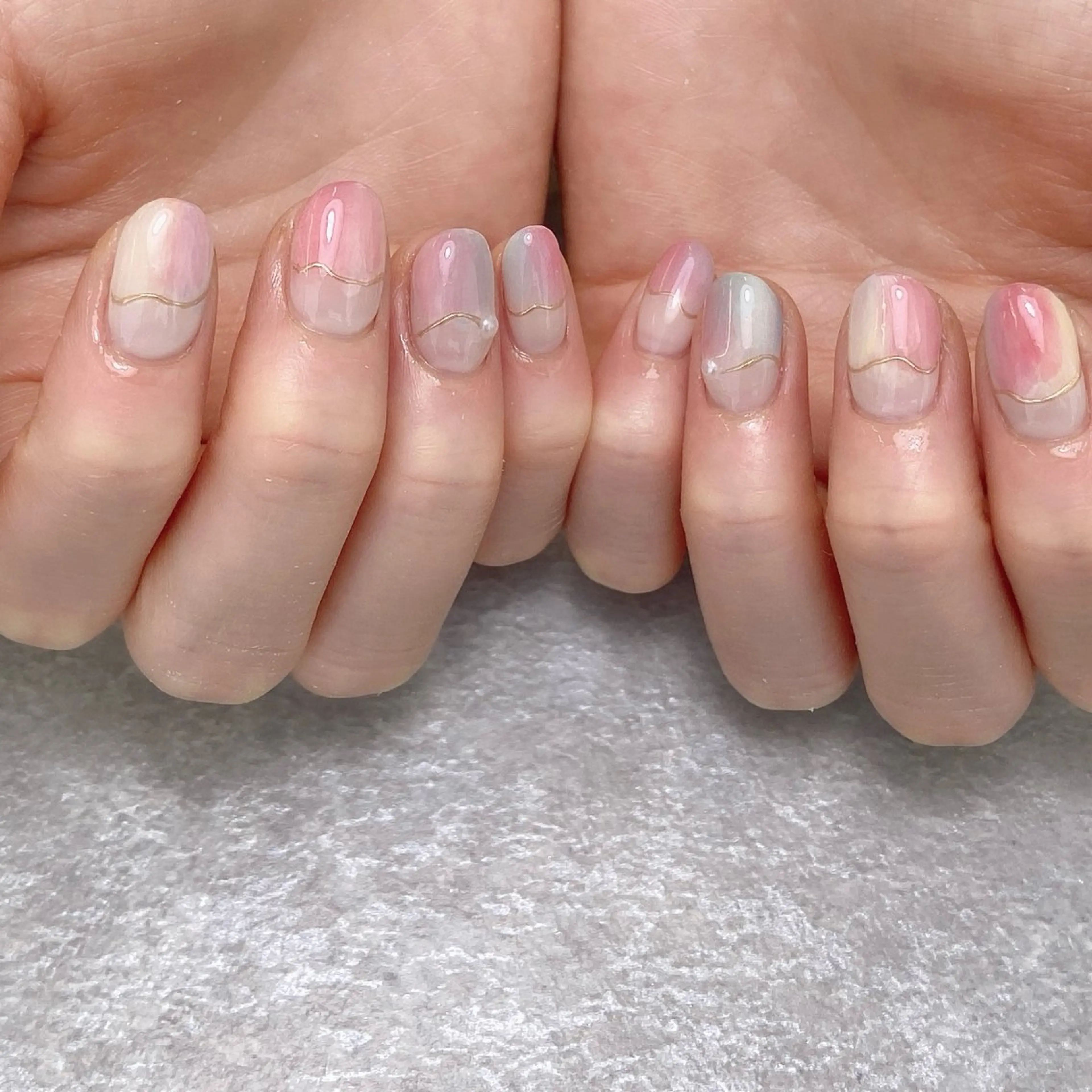 ネイル ハンドネイル Ayane 🫧のネイルデザイン