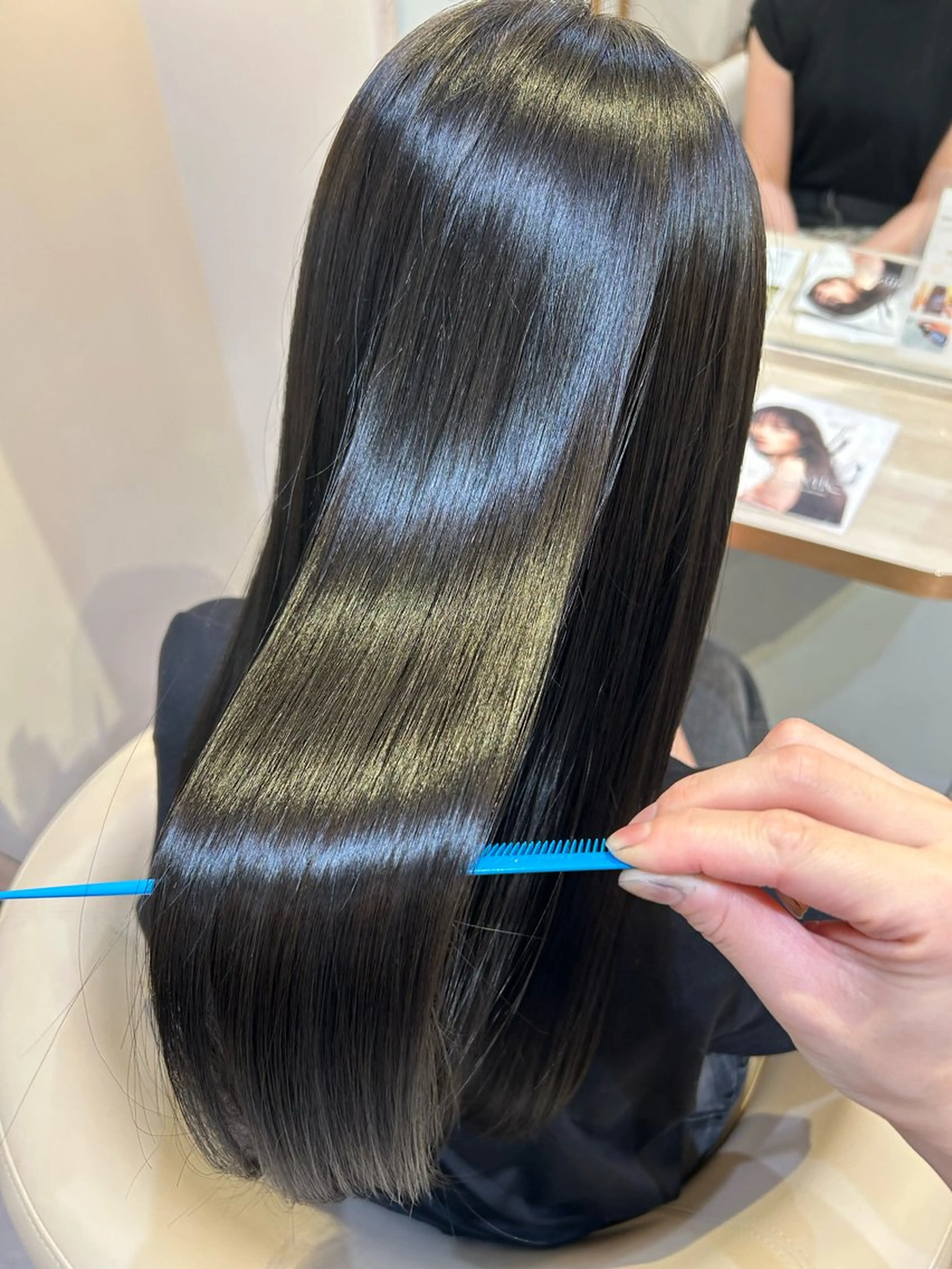 <縮毛卒業!>カット+カラー+髪質改善ストレートトリートメント💫 [大宮]の写真