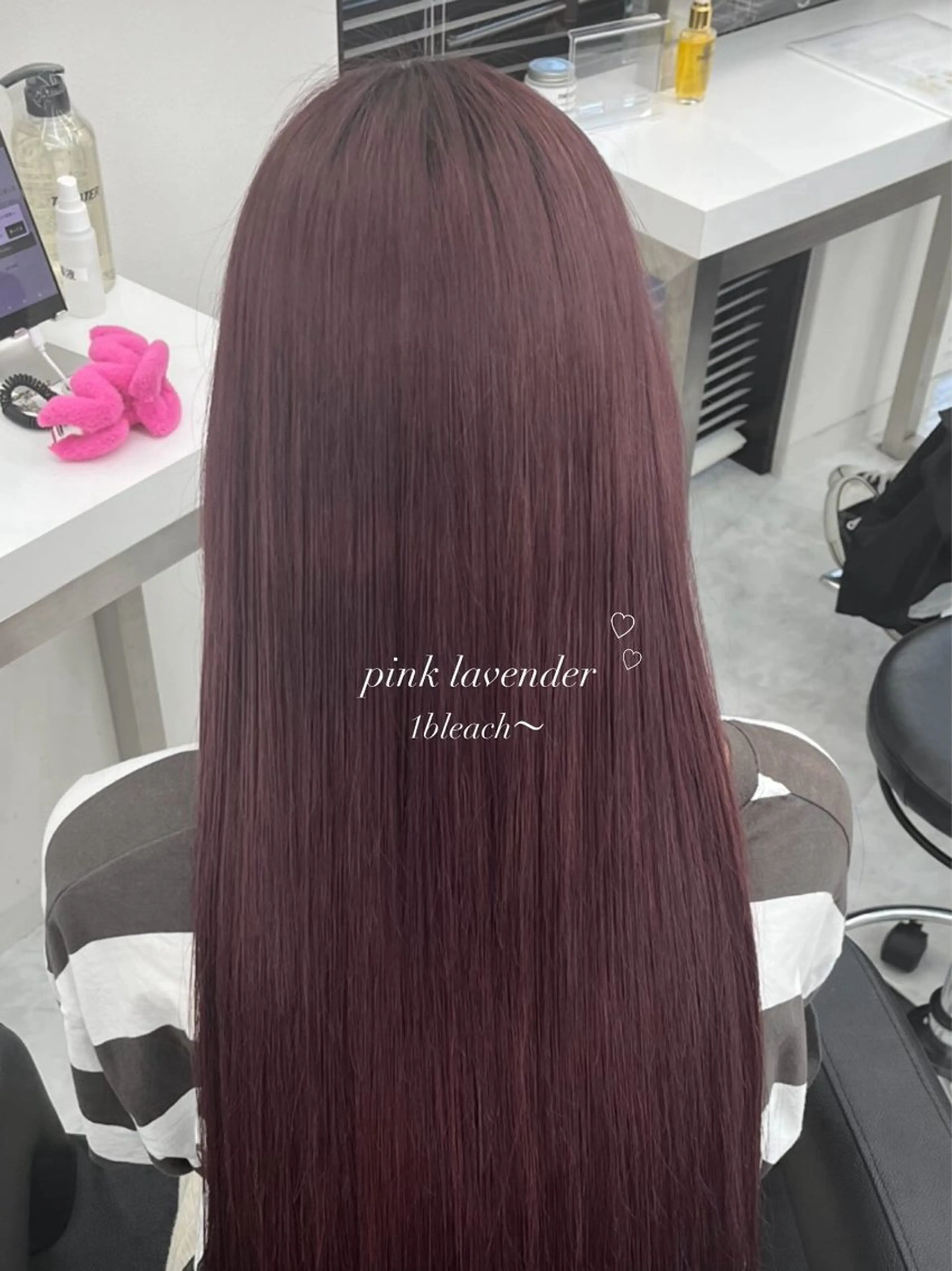 ロング ヘアカラー Hina🎀♡ 暖色/縮毛のヘアスタイル