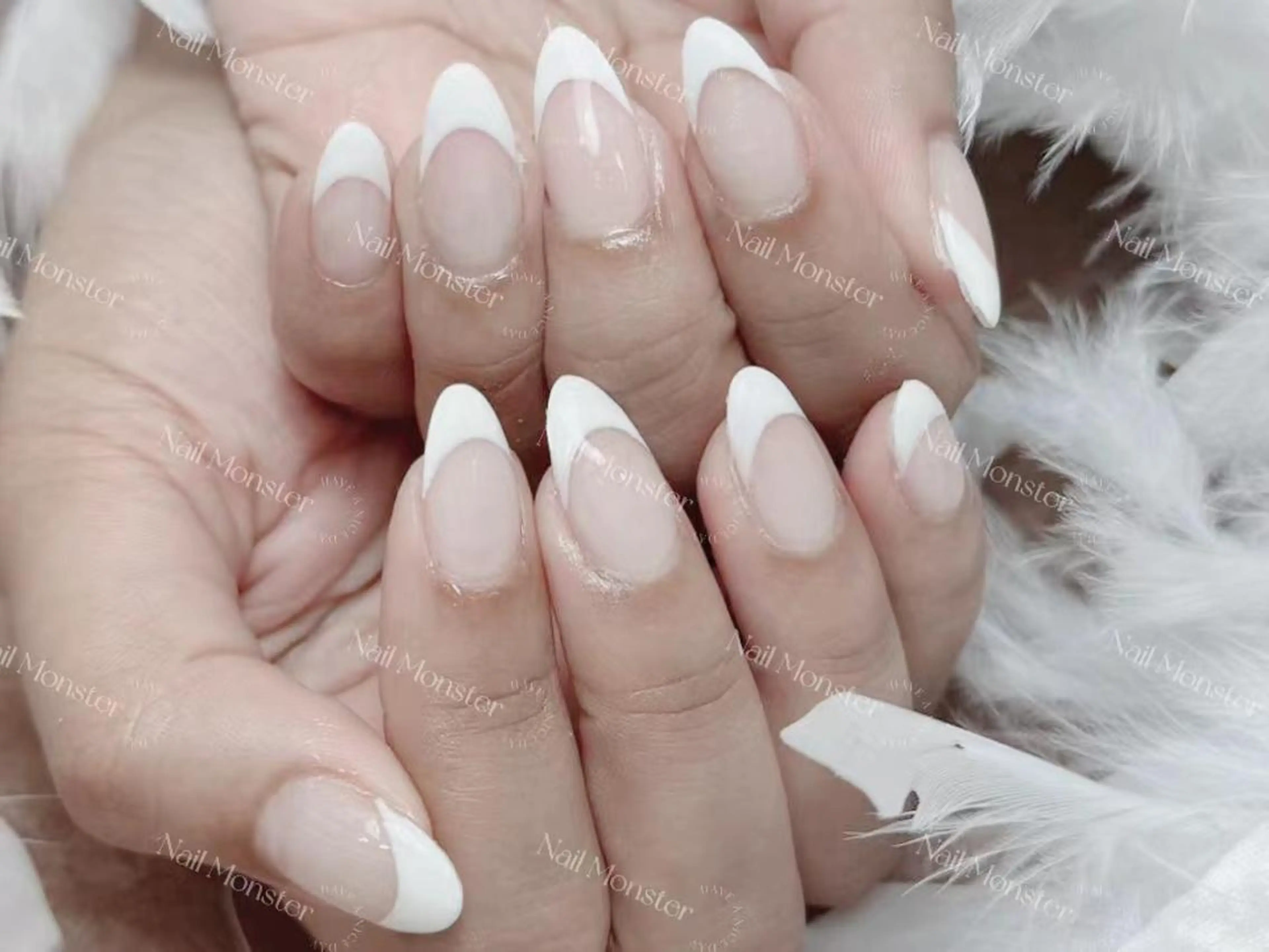 ❤️❤️Hand❤カラーフレンチ★ソフトオフ無料★4980の写真