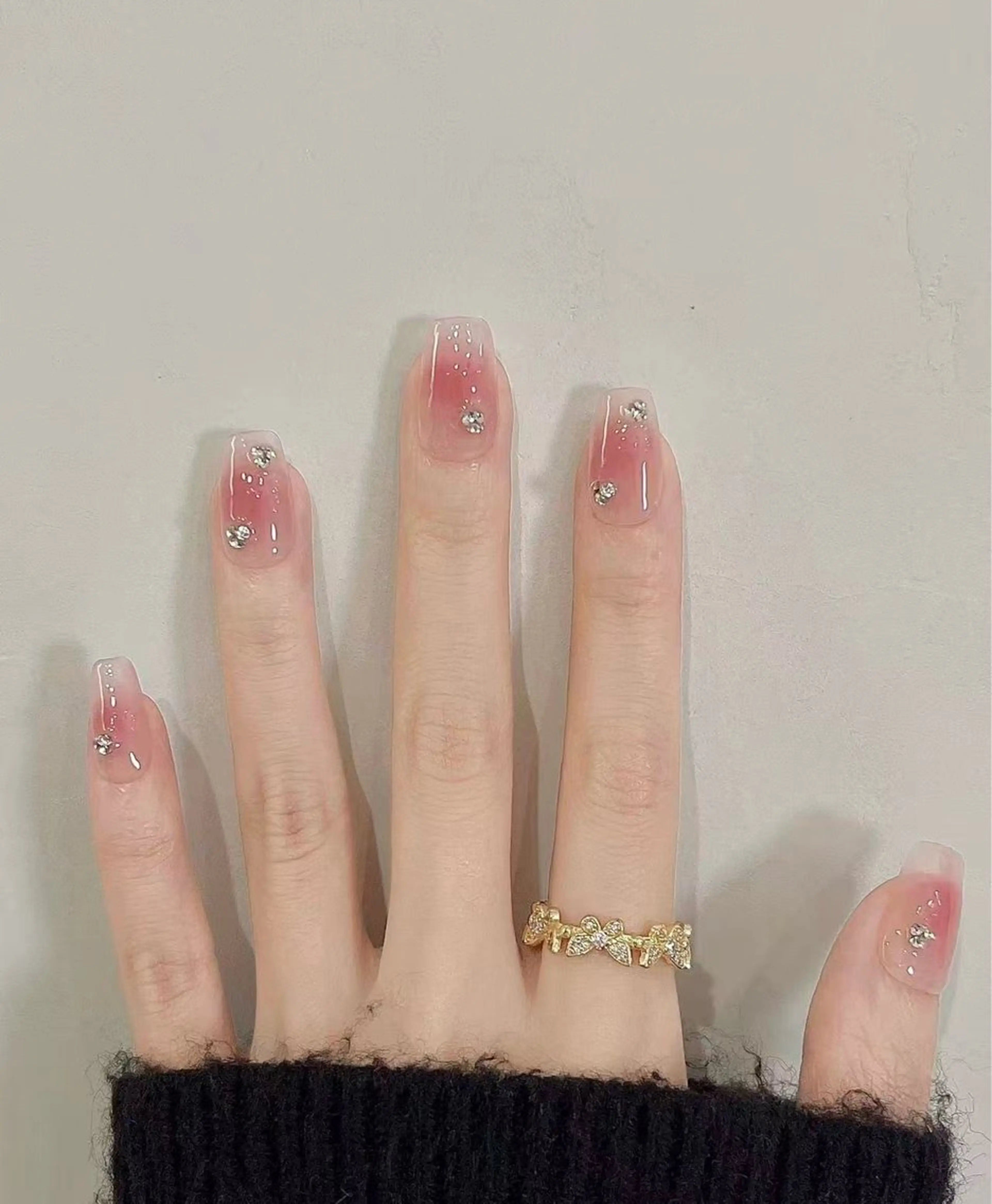 [HAND]ワンホンーチークネイル ¥5500の写真