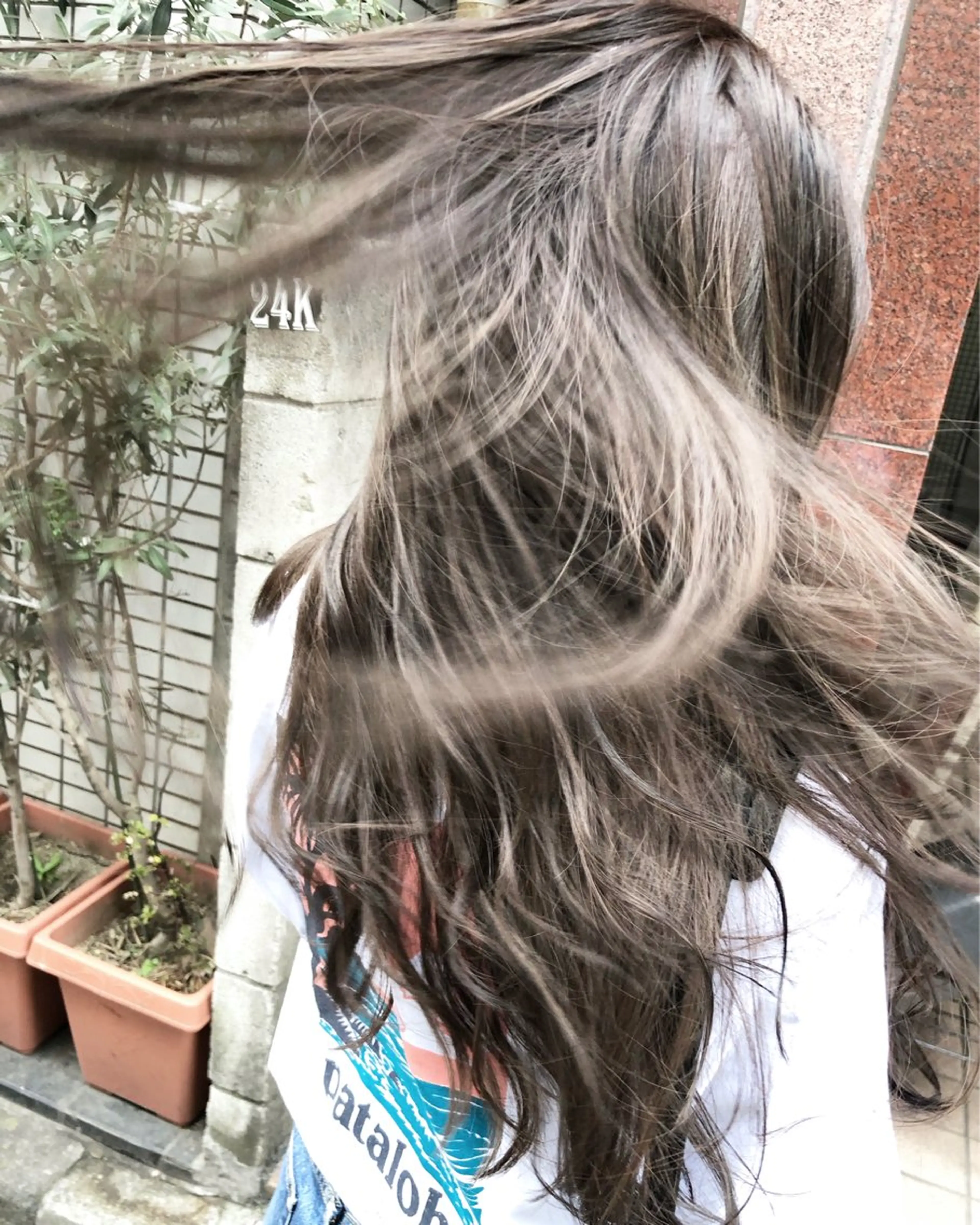 ロング カラー ダブルカラー🦖 /髪質改善⚡️しおりのヘアスタイル