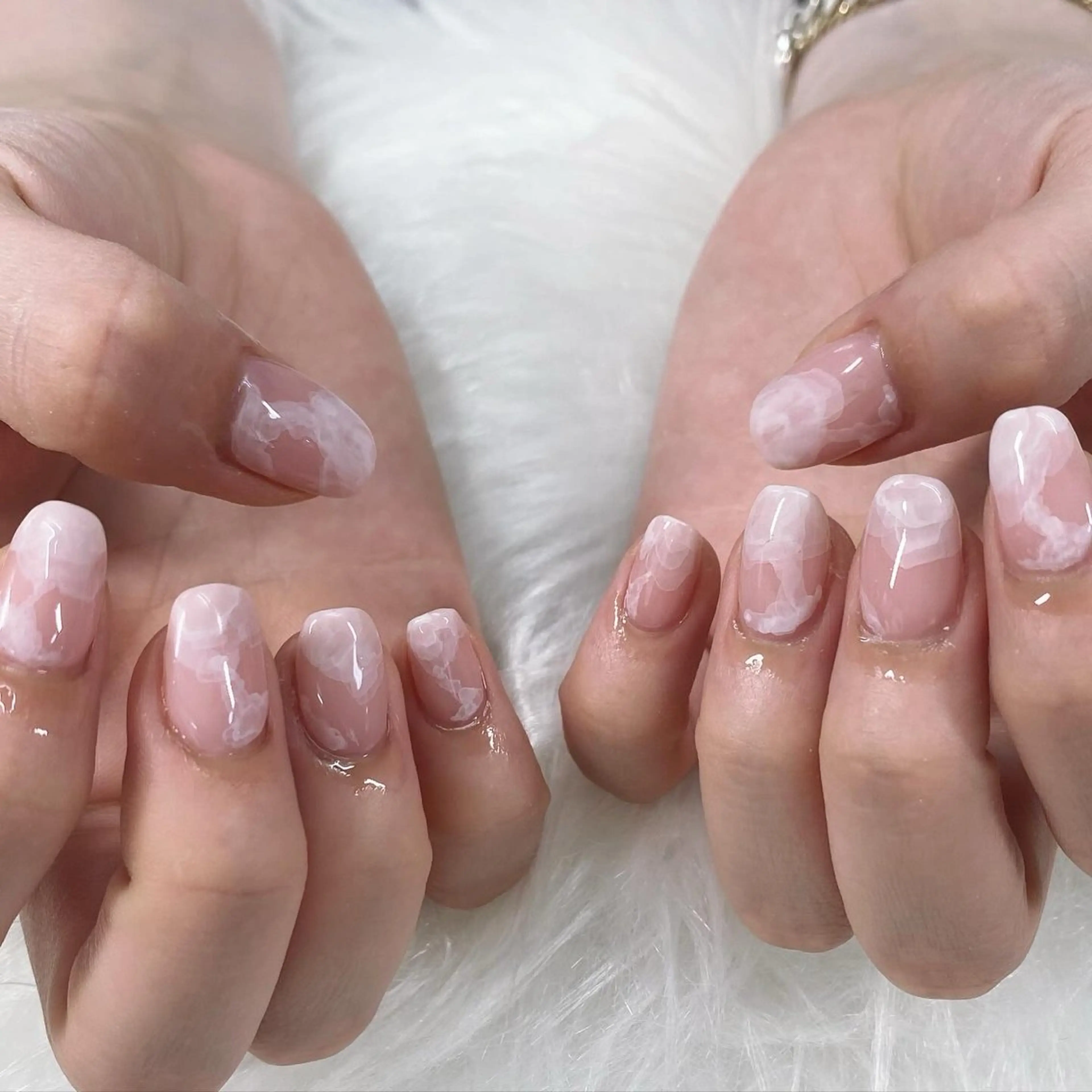 ネイル ニュアンスネイル デュアス R _宇都宮のネイルデザイン