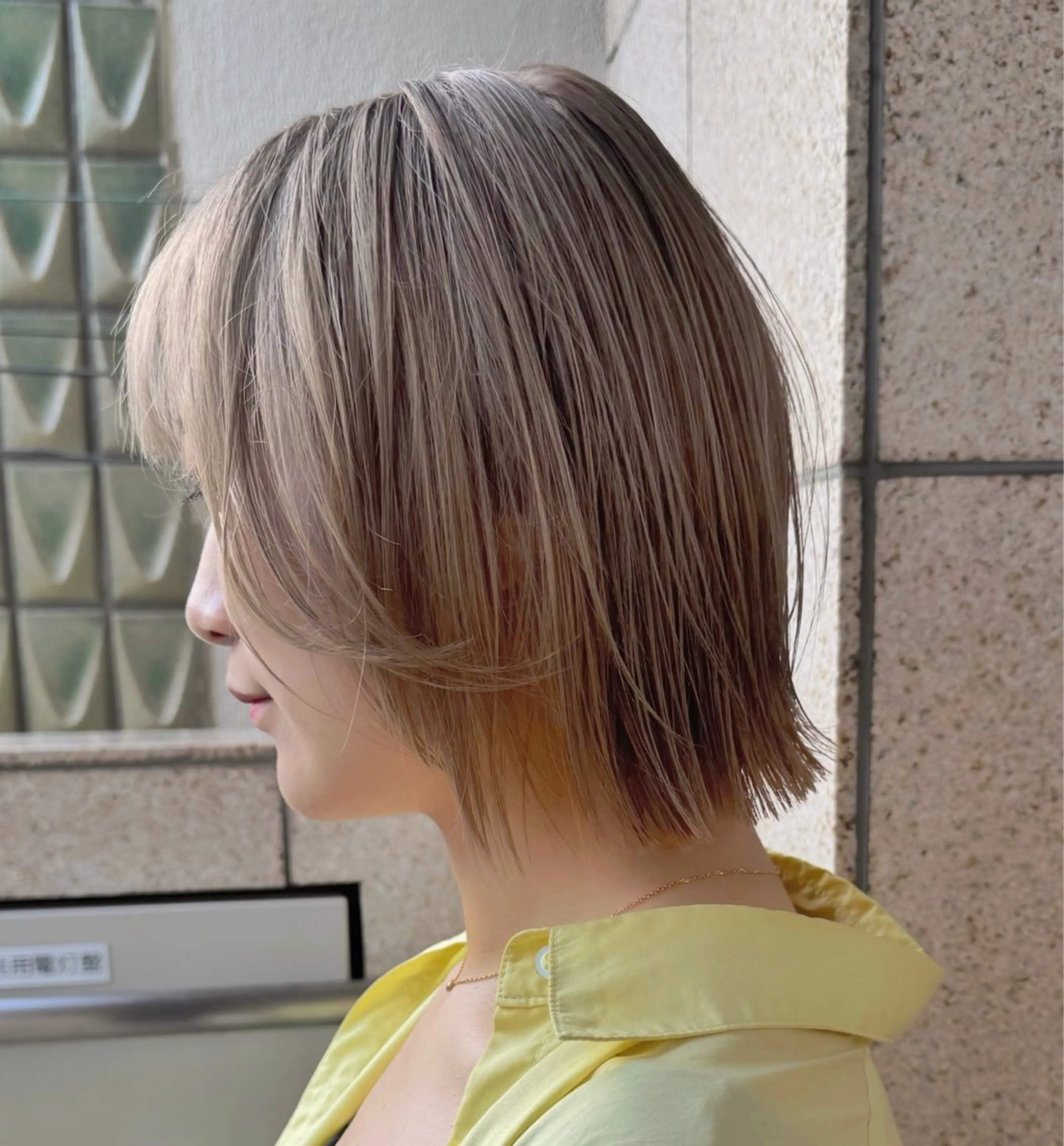 ショート カラー パーマ 🧃吉祥寺/ボブ レイヤー/カサイ🧃のヘアスタイル