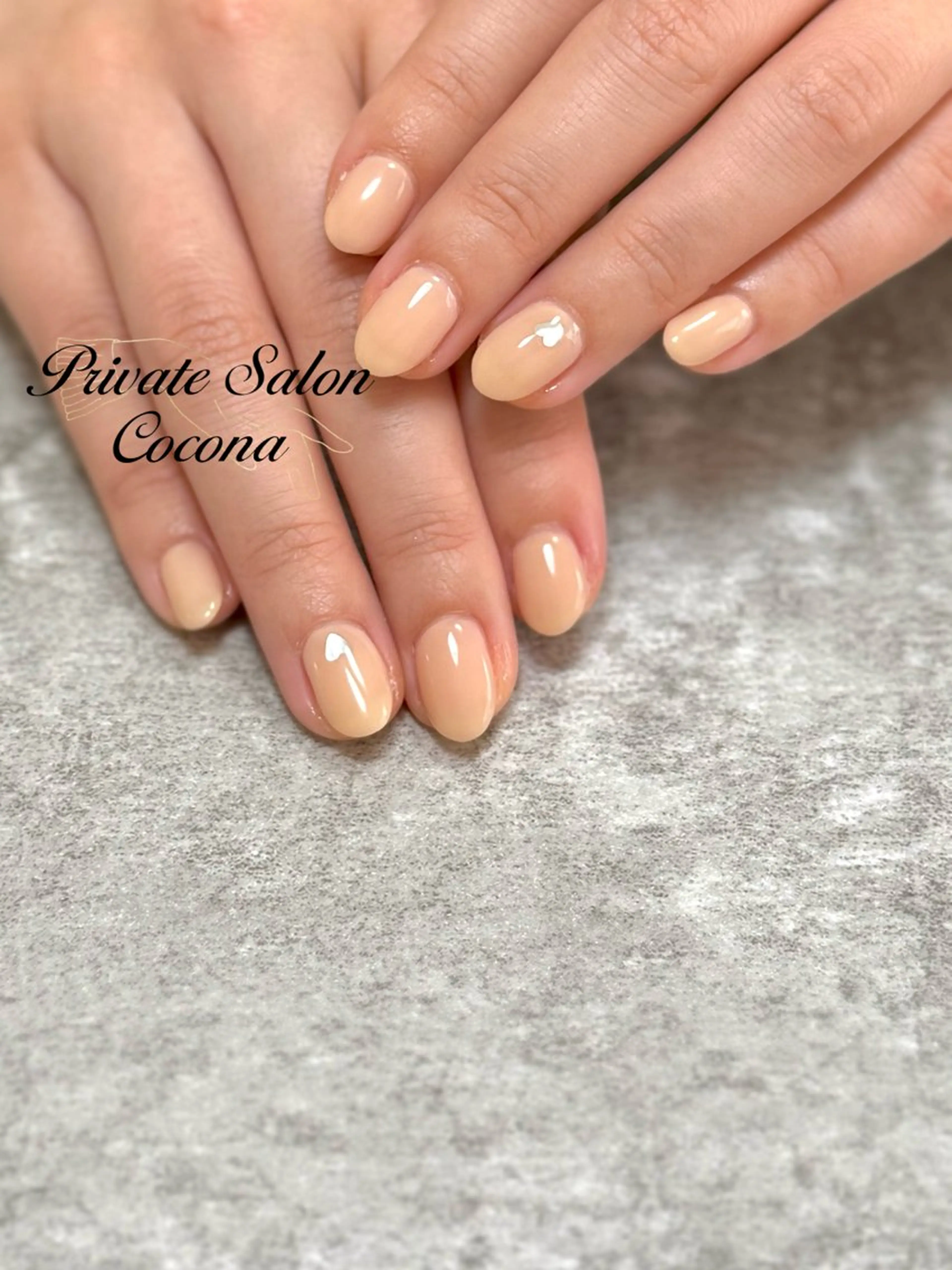 ネイル ワンカラーネイル ハンドネイル プライベートサロン nailcoconaのネイルデザイン