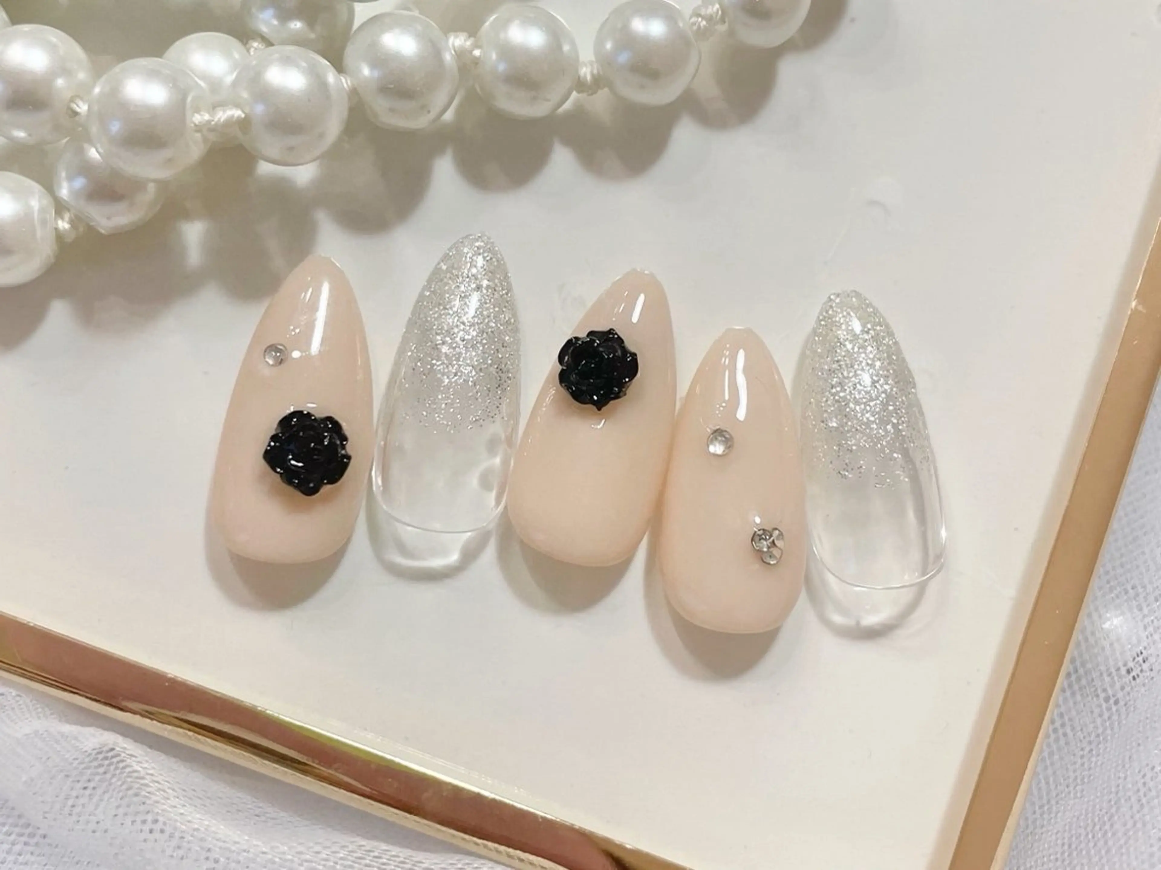 ネイル シンプルネイル ワンホンネイル 【パラジェル・フィルイン】Nailsalon　Merci東中野所属・Merci shigaのネイルデザイン