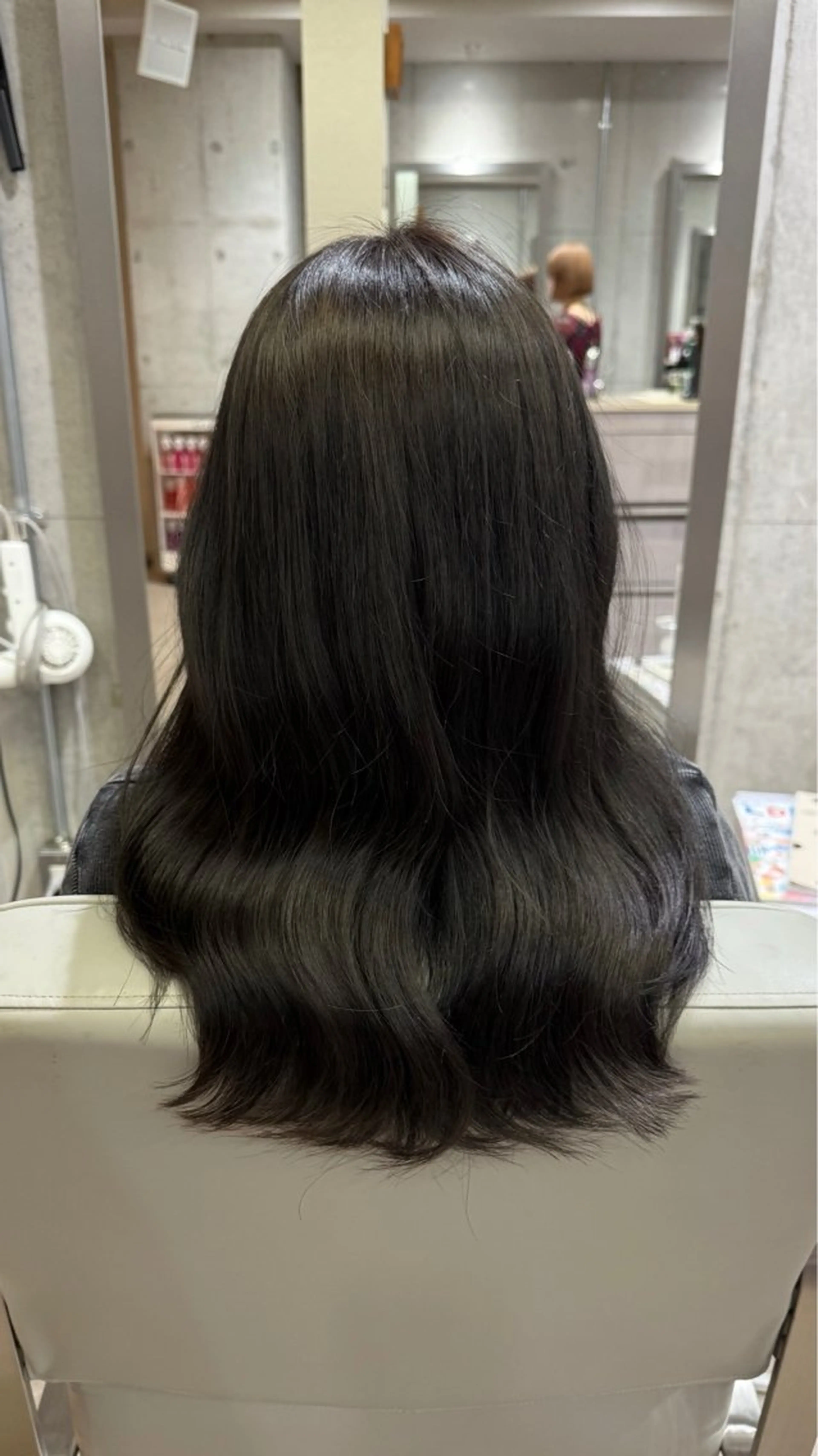 セミロング カット ヘアカラー トリートメント RUKA🩰透明感 寒色カラー/レイヤーのヘアスタイル