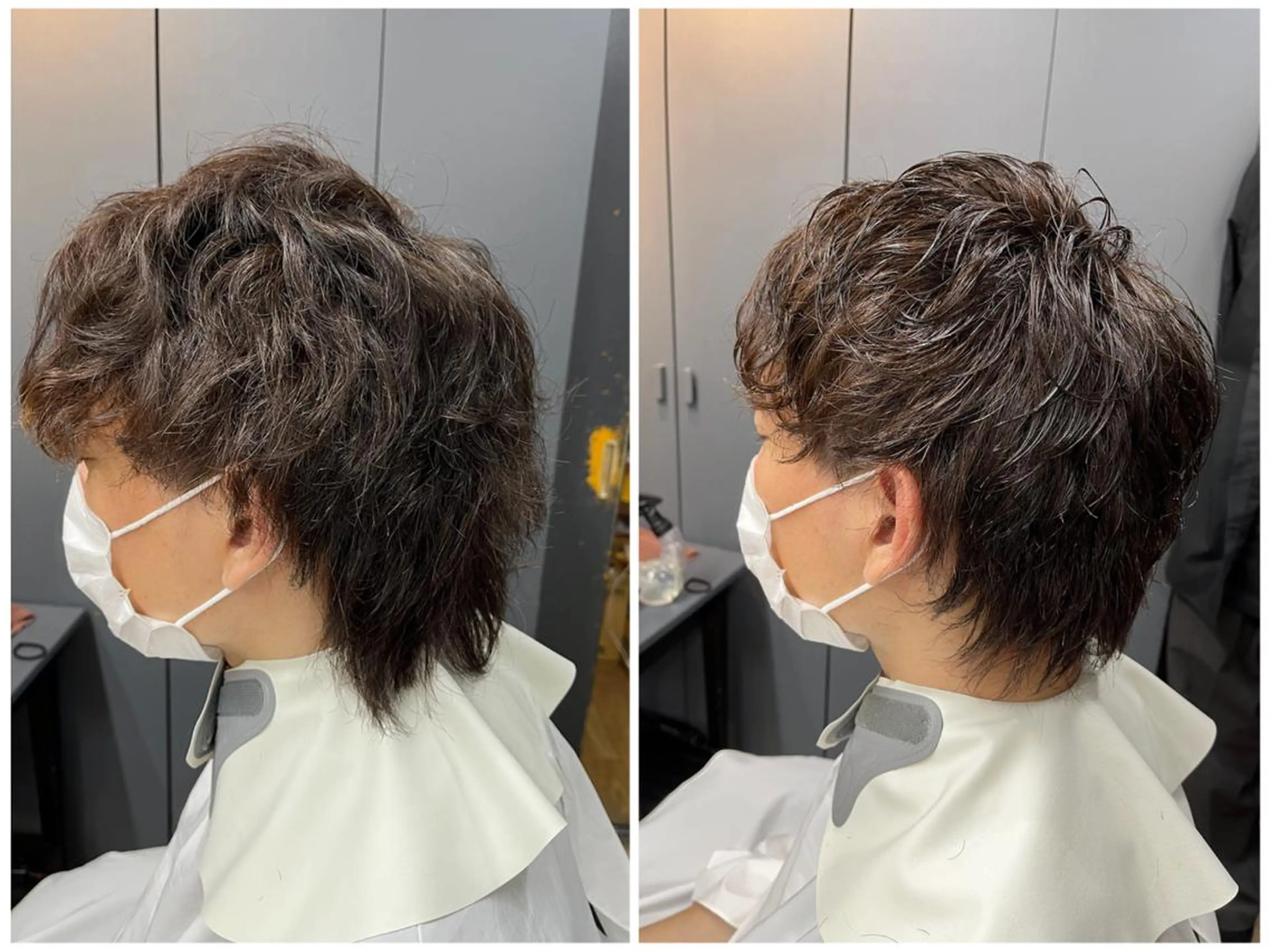 メンズカット+眉毛カット+頭皮ケア炭酸シャンプーの写真