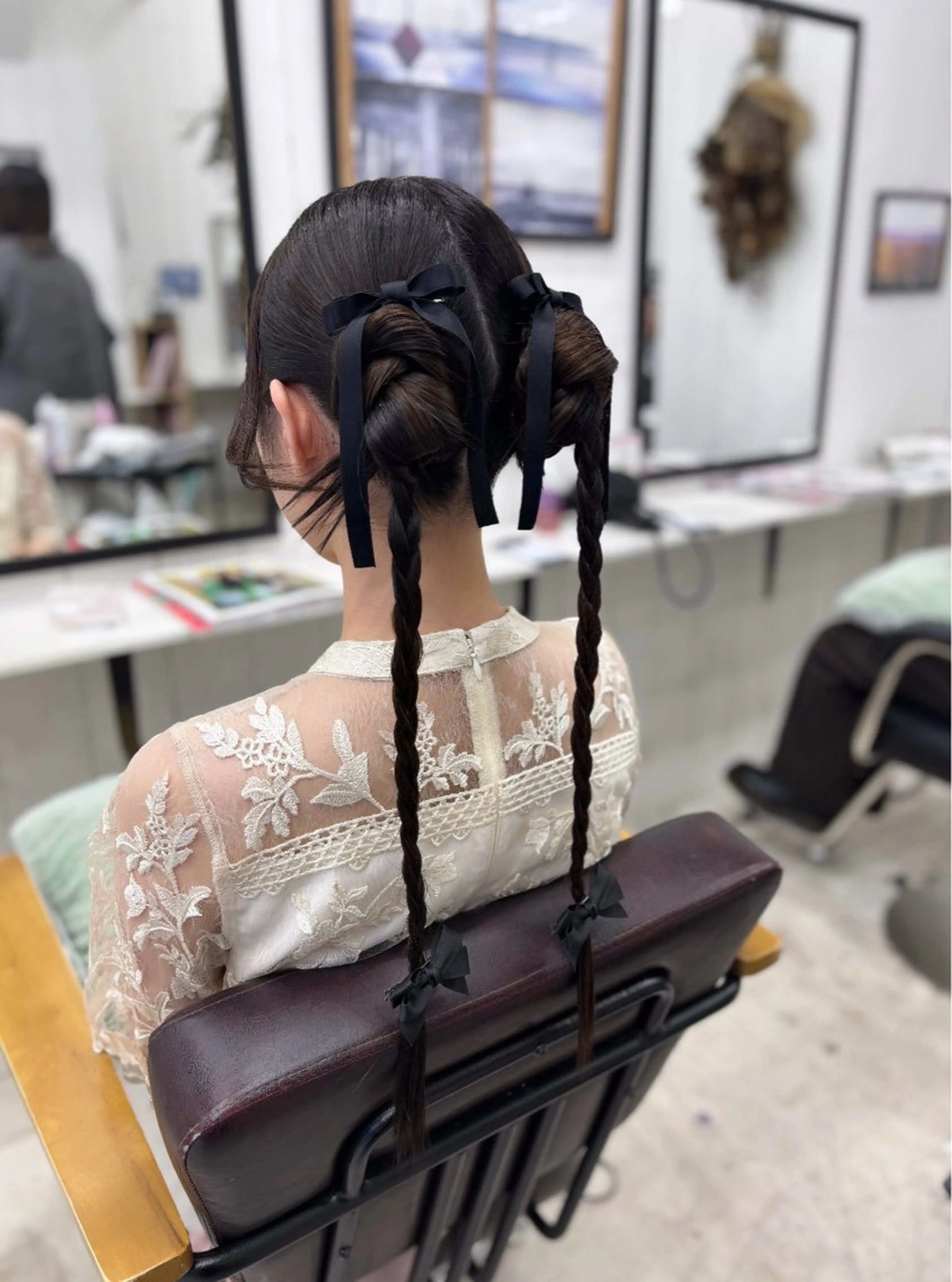 ロング ヘアアレンジ ヘアセット Ann. /レイヤーカットのヘアスタイル
