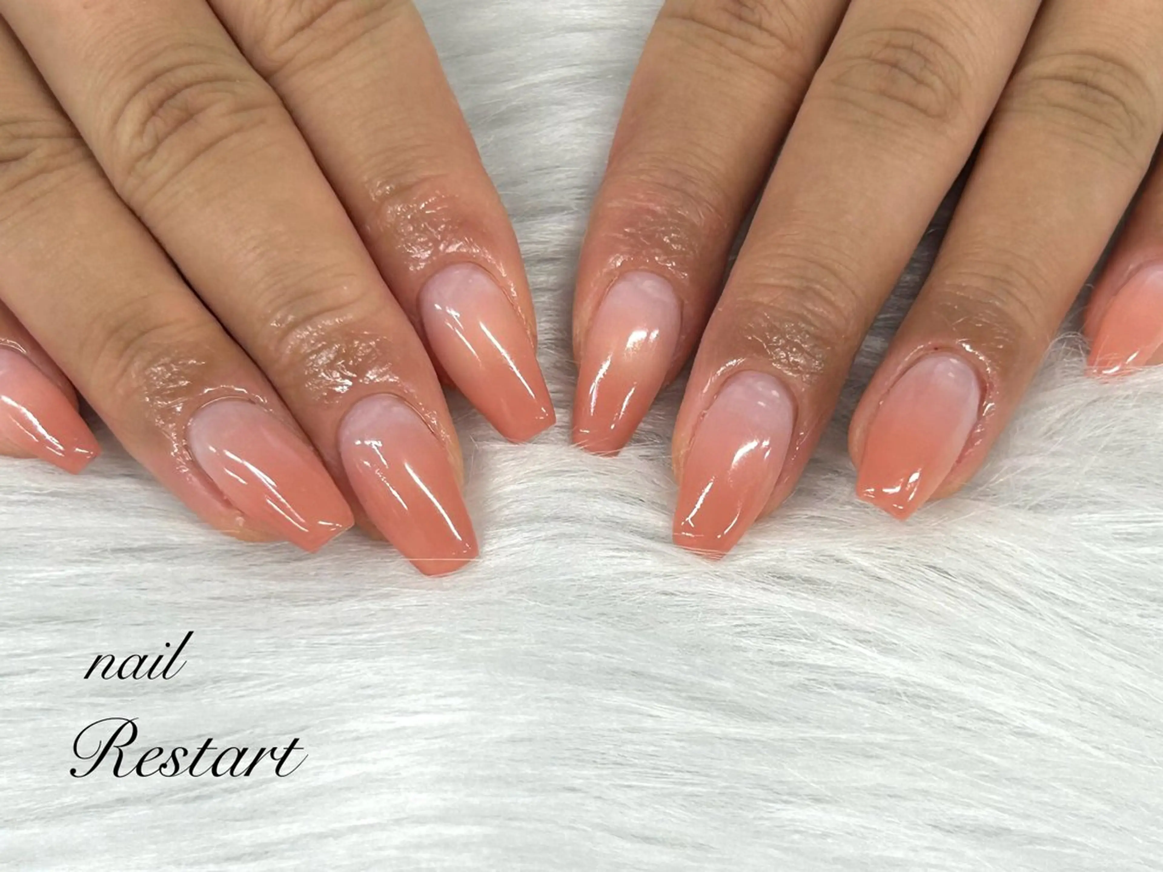 セミロング ハンドネイル nail Restart所属・Restart YURIのネイルデザイン