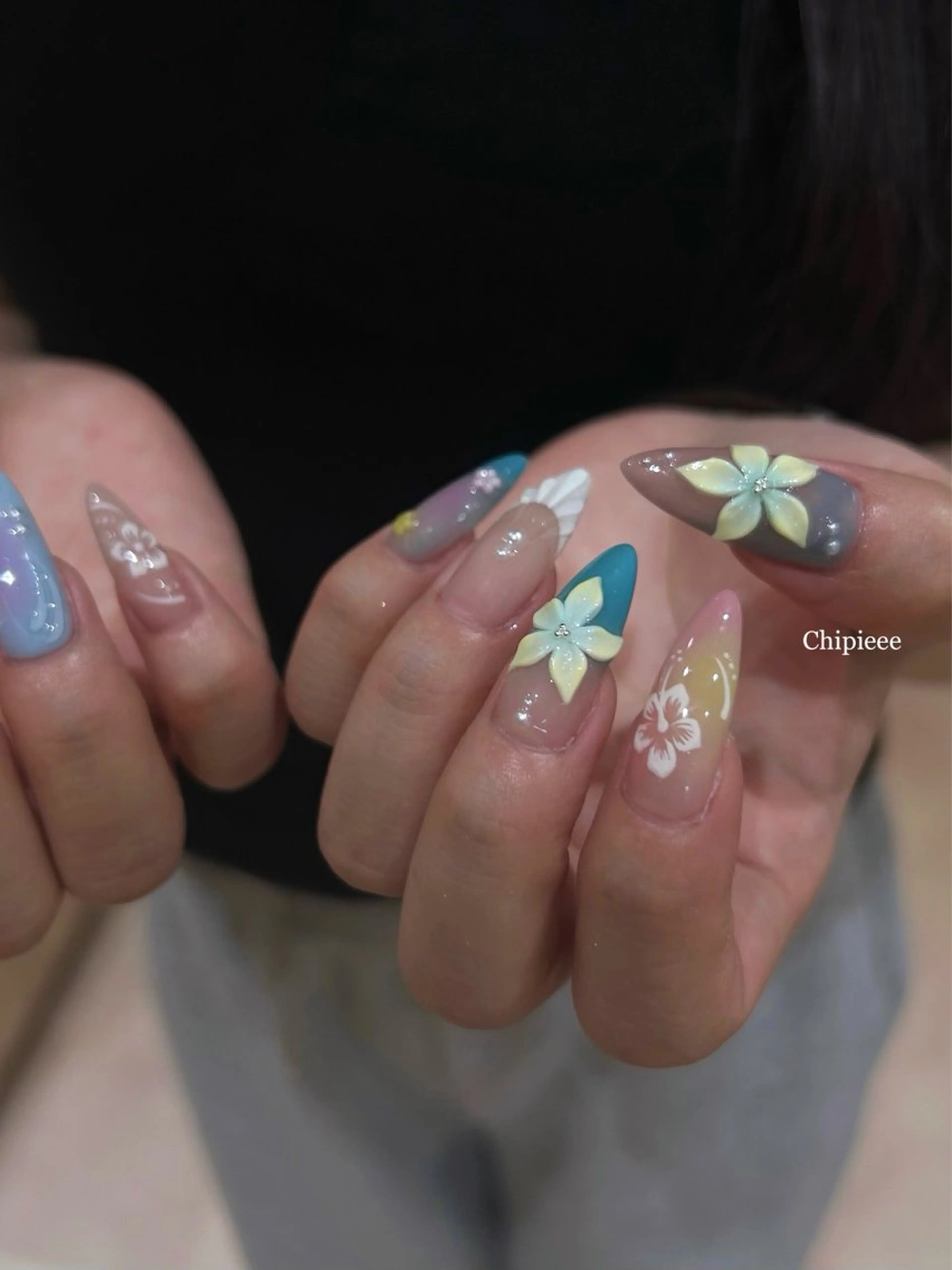 ネイル アートネイル ハンドネイル Chipieee manamiのネイルデザイン