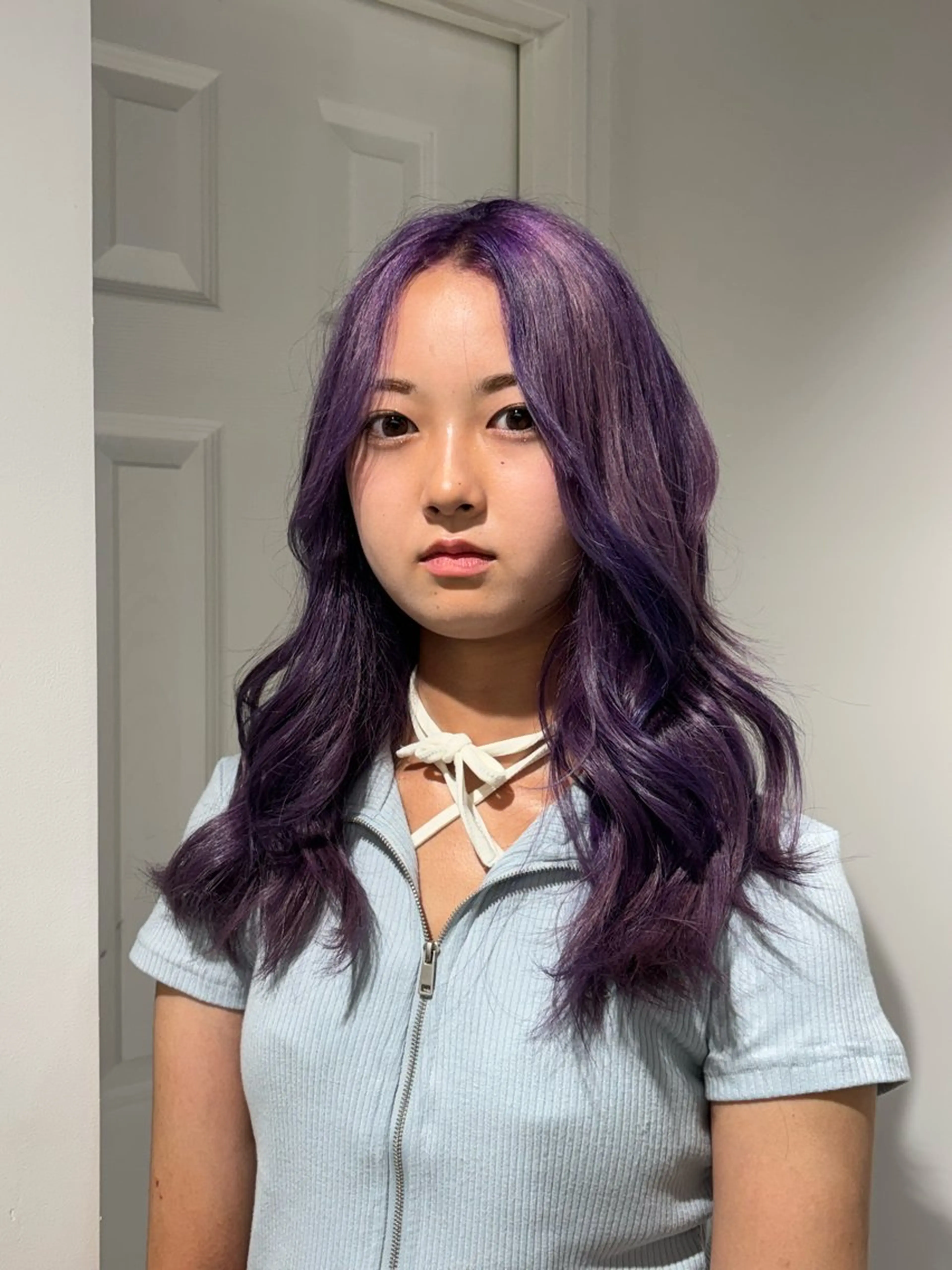 カラー ブリーチ ケアブリーチ デザインカラー ダブルカラー イヤリングカラー ヘアカラー 八王子/レイヤー/ ハイトーン/バッサーのヘアスタイル