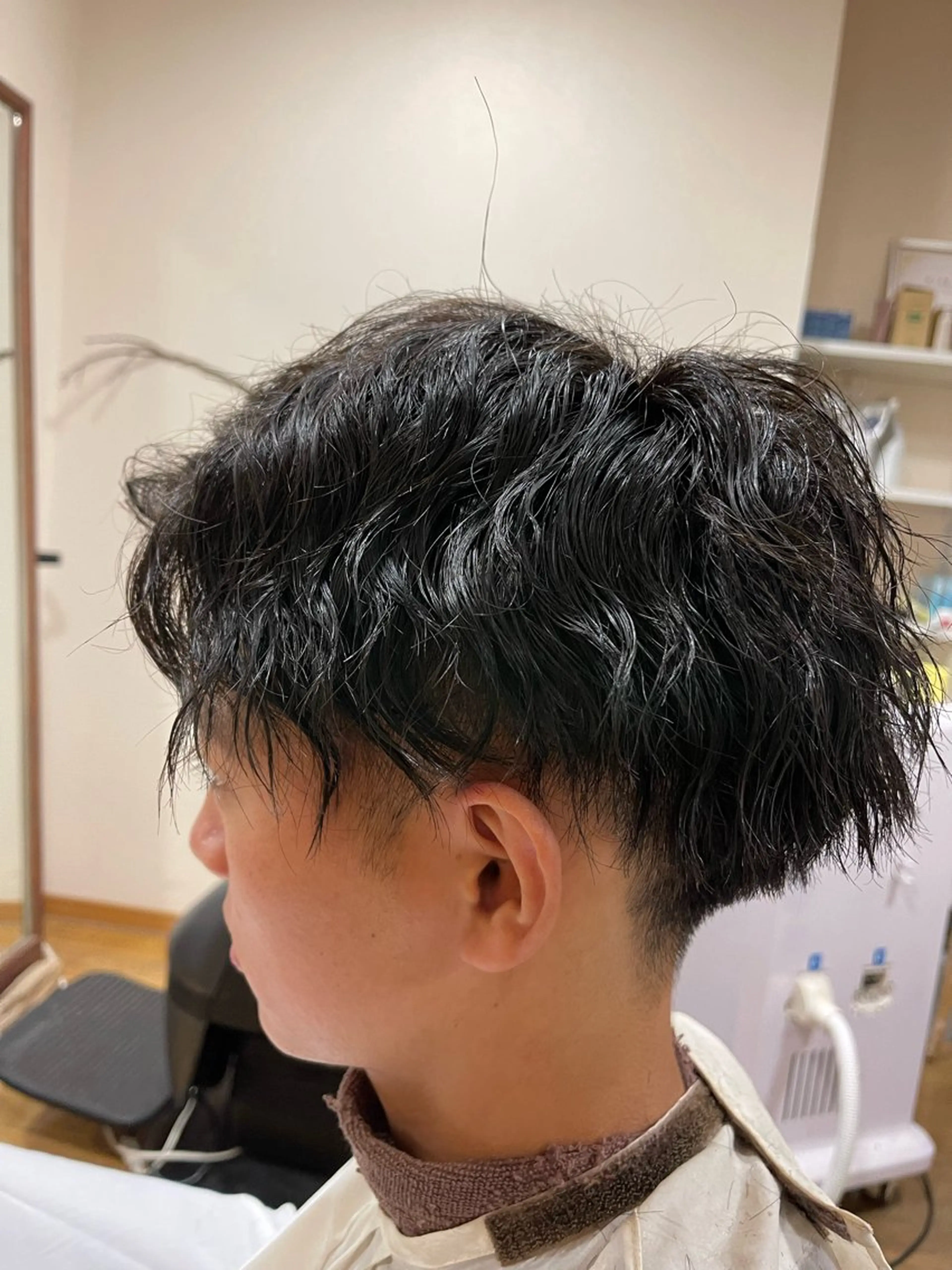 ショート パーマ 山本 京介のヘアスタイル