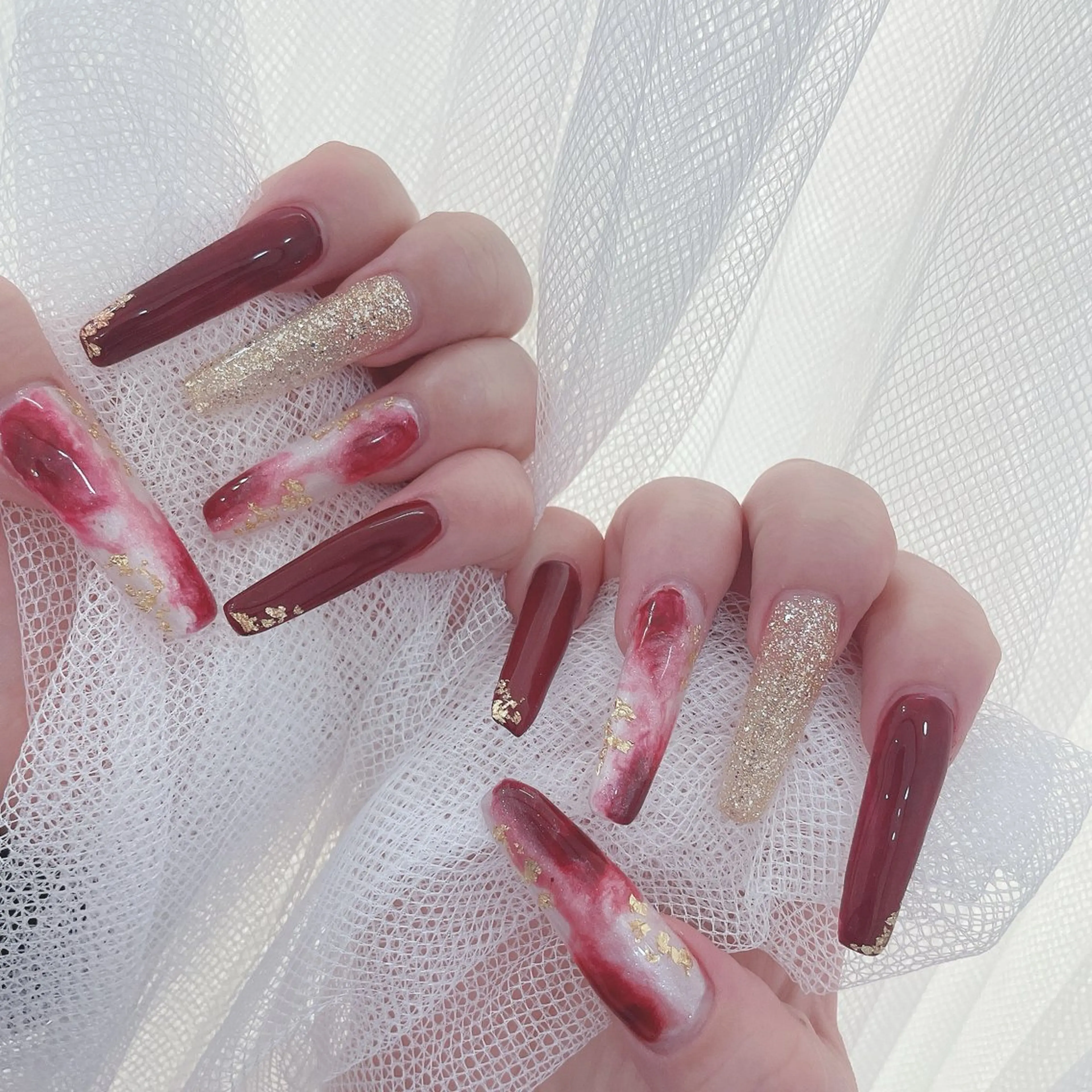 ネイル スカルプネイル Salon de Navi所属・🎀向田 優花🎀のネイルデザイン