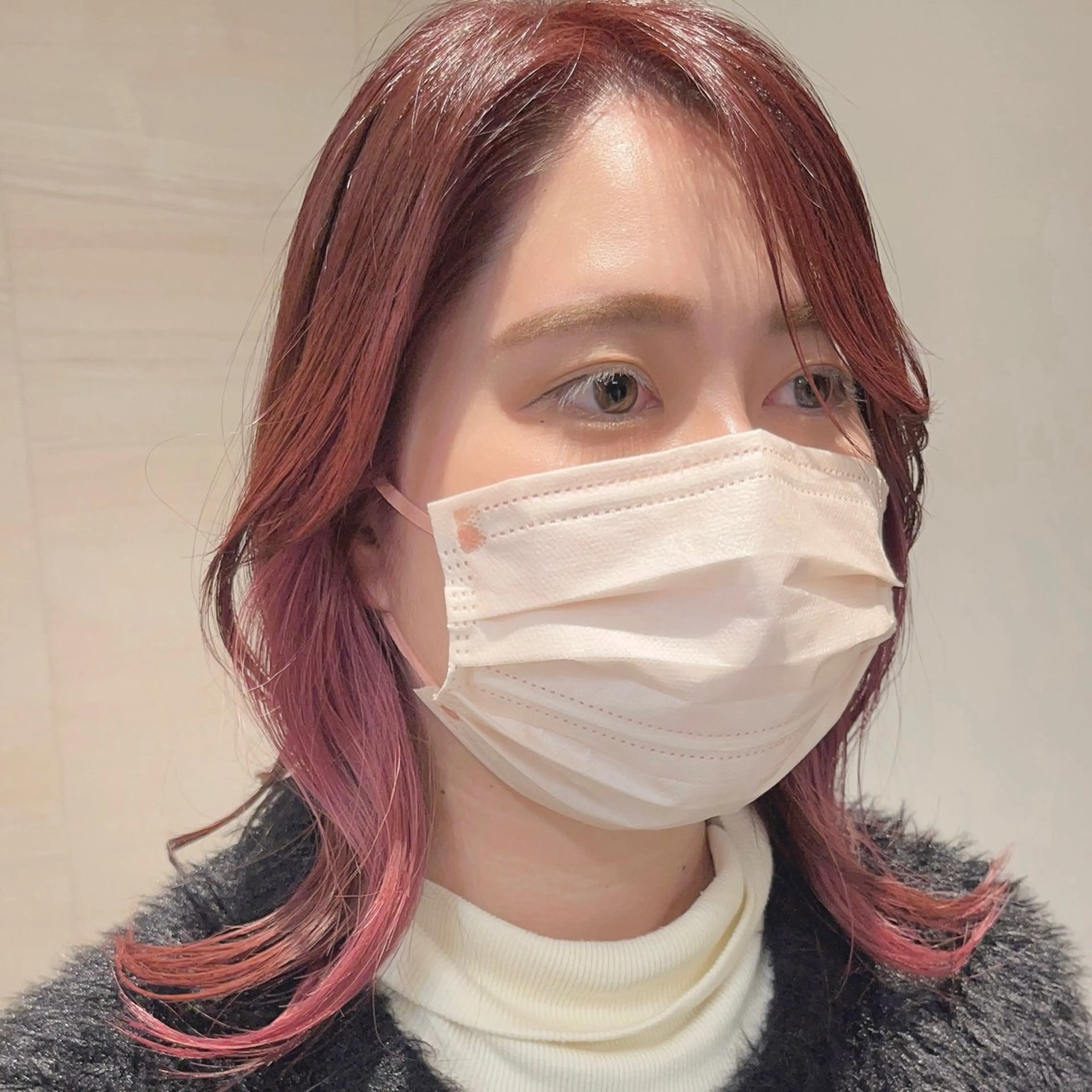 ミディアム ヘアカラー Shall hair design(シャルヘアーデザイン)所属・平居 リサのヘアスタイル