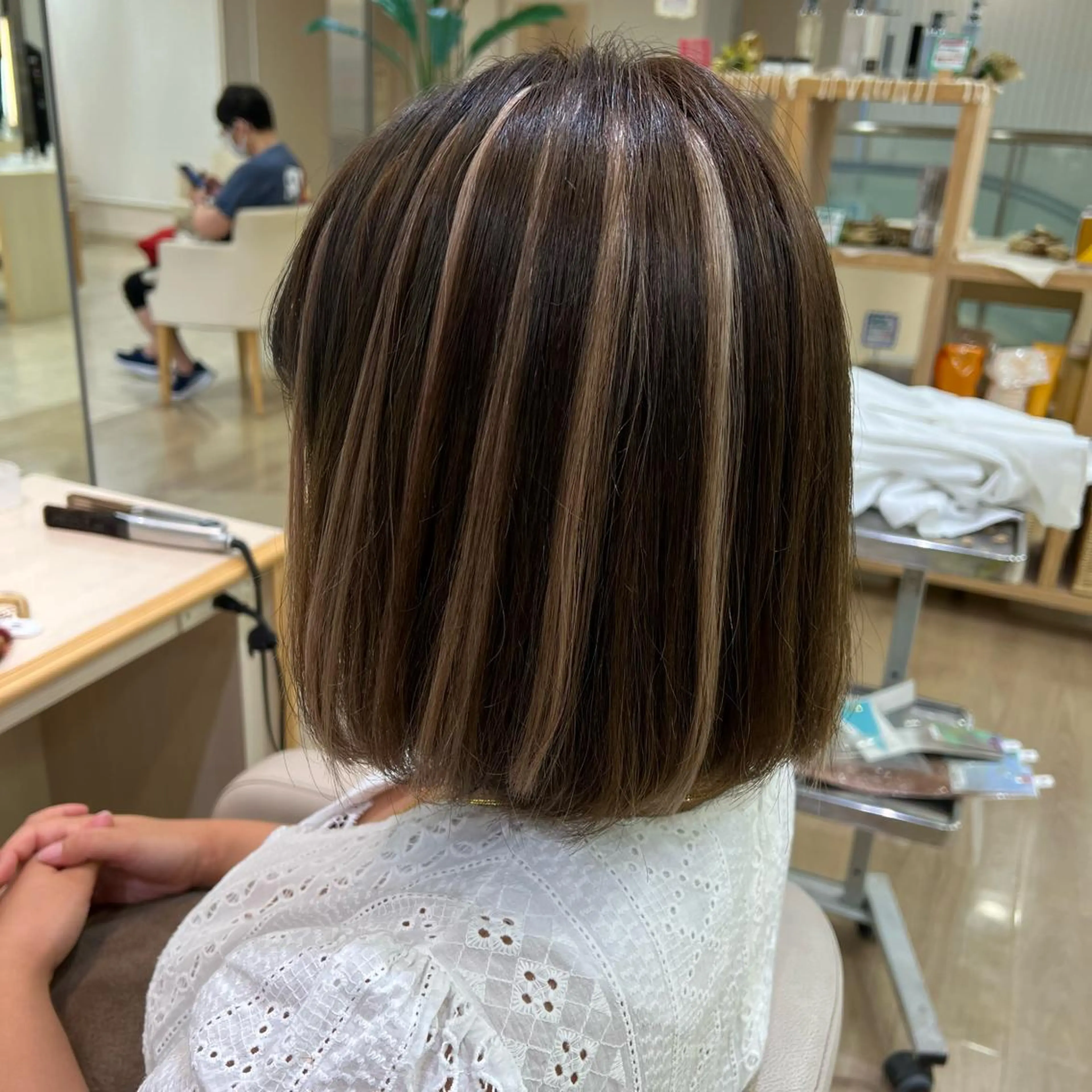 ショート シールエクステ エクステ ハイライト 似合わせ.ﾍｱｾｯﾄ 得意🌹井上美沙のヘアスタイル
