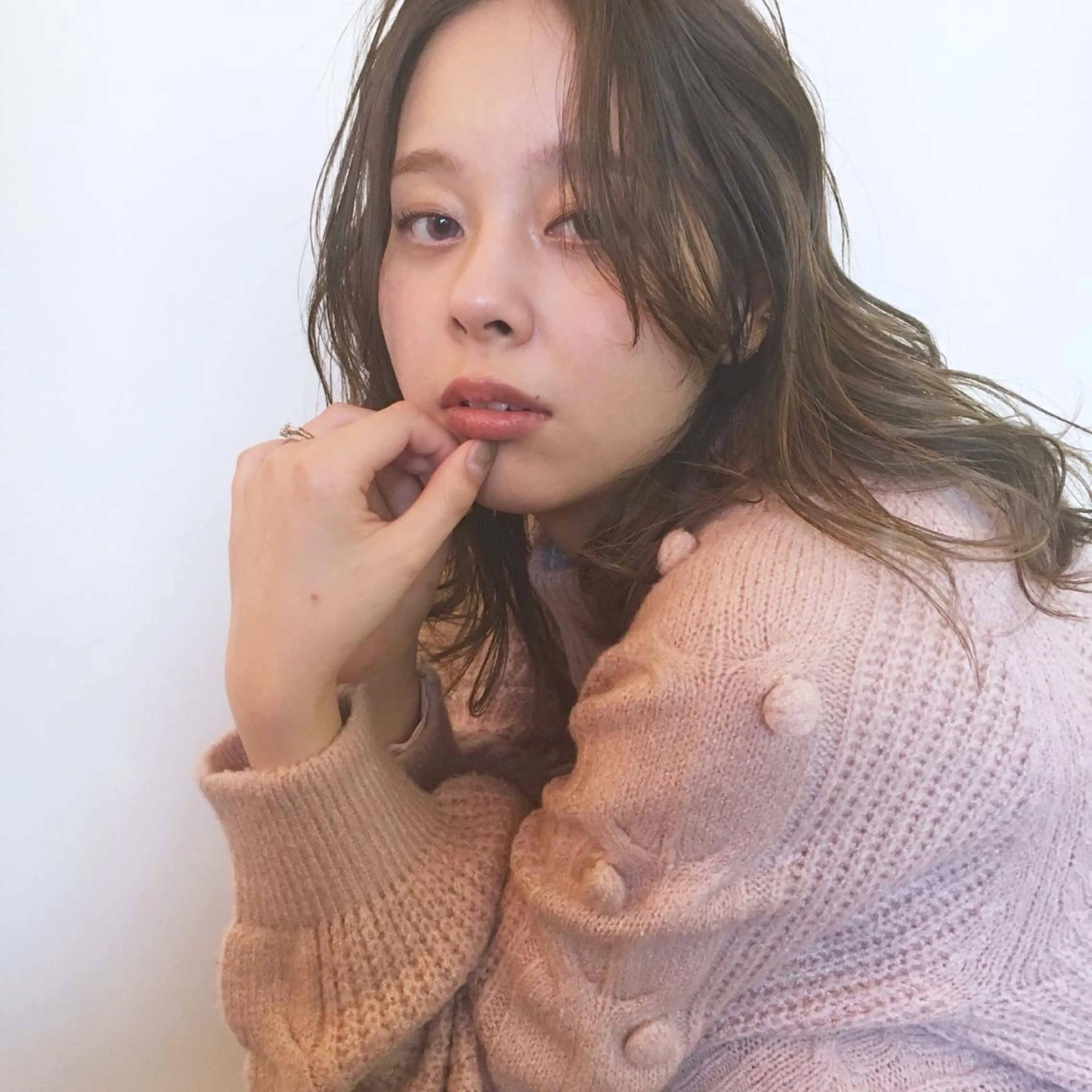 セミロング カラー アディクシーカラー 上川 美幸のヘアスタイル