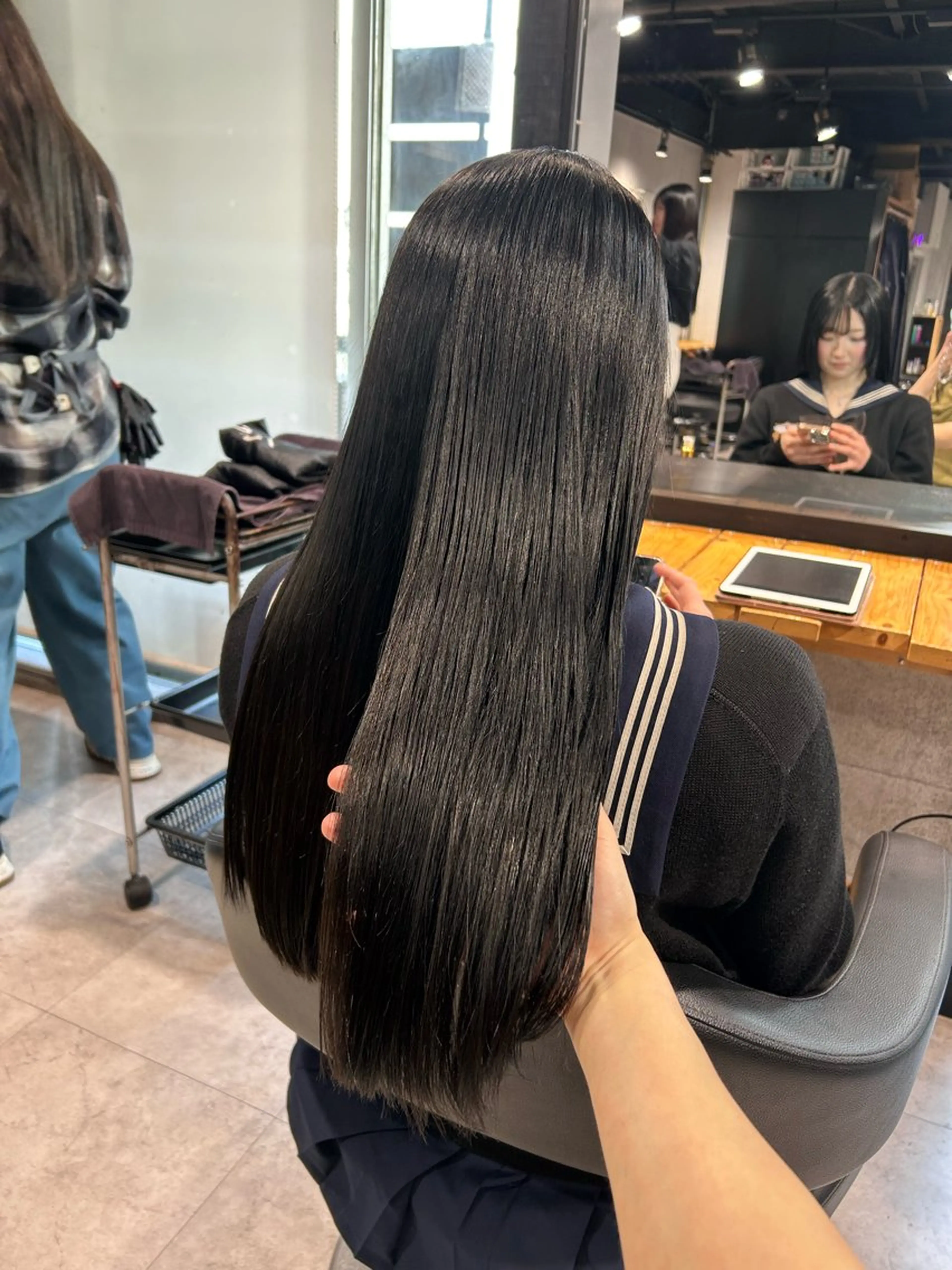 ロング カット ヘアカラー ヘッドスパ 韓国Style♡ Nanami🇰🇷のヘアスタイル